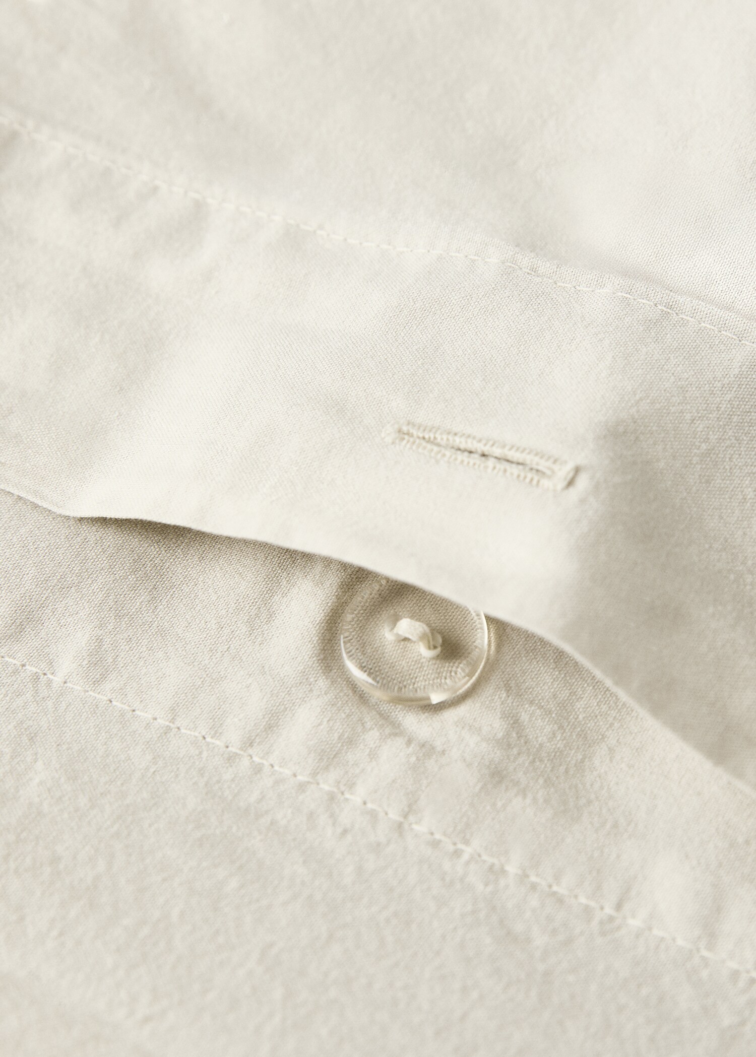 Children’s washed cotton double-stitched duvet cover for cot - Details of the article 1