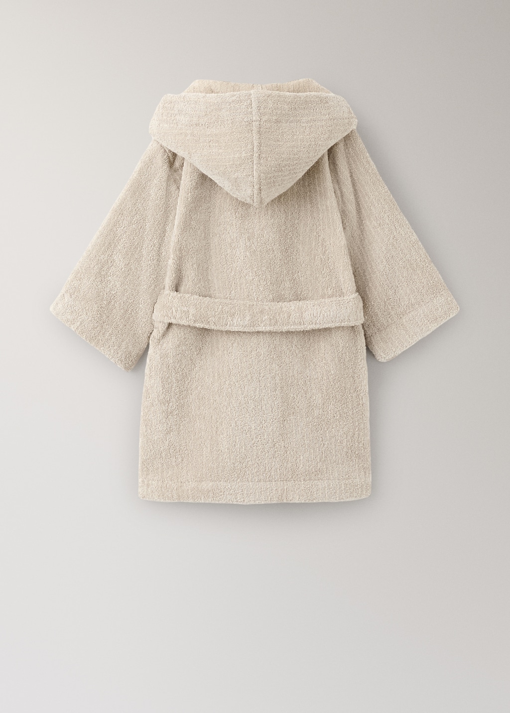 Children's cotton striped bathrobe