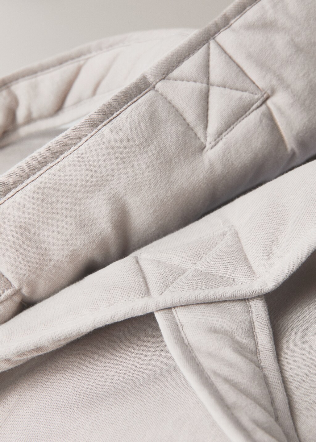 Large quilted cotton basket