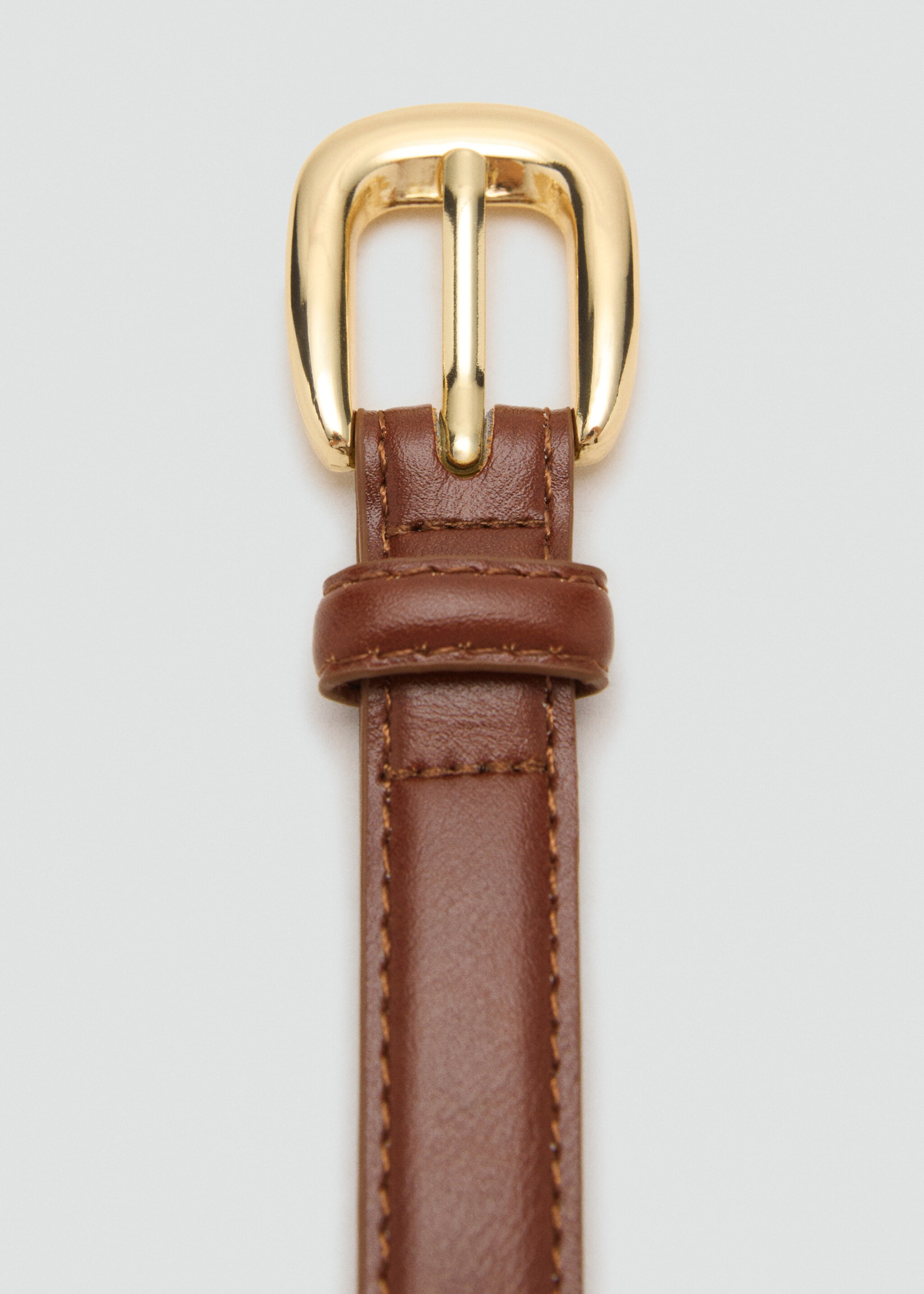 Thin belt with metal buckle - Medium plane