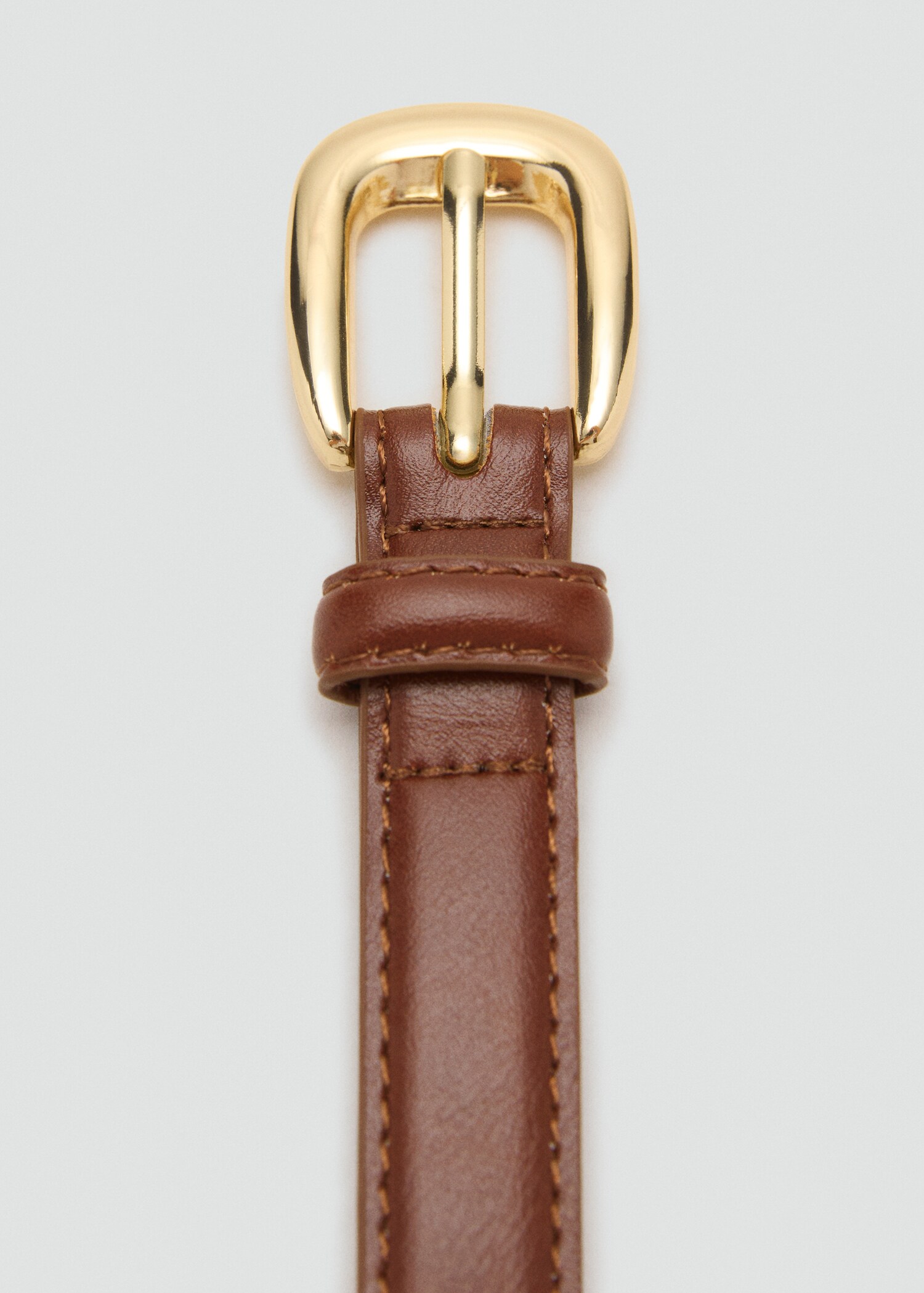 Thin belt with metal buckle - Medium plane