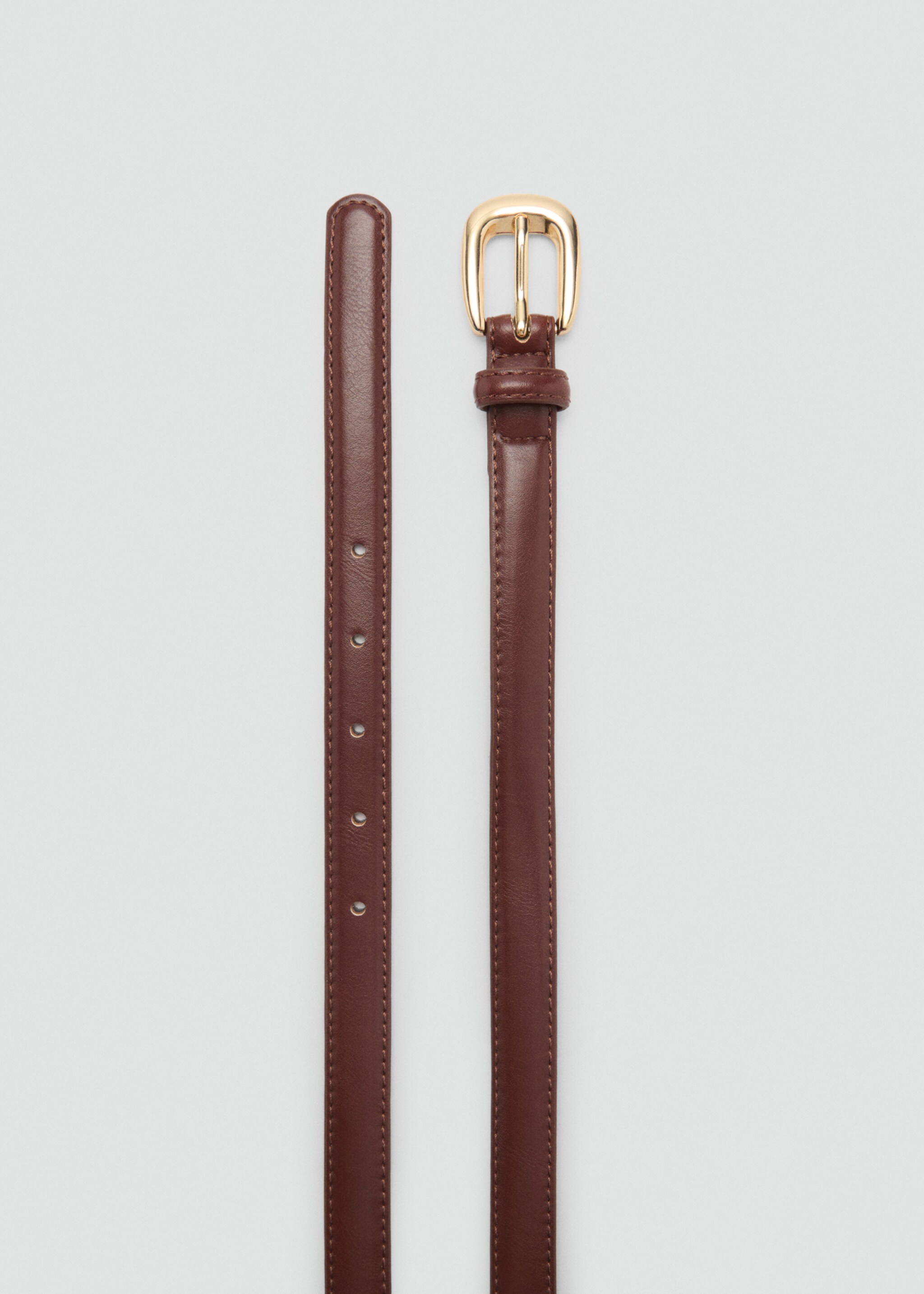 Thin belt with metal buckle - Details of the article 1