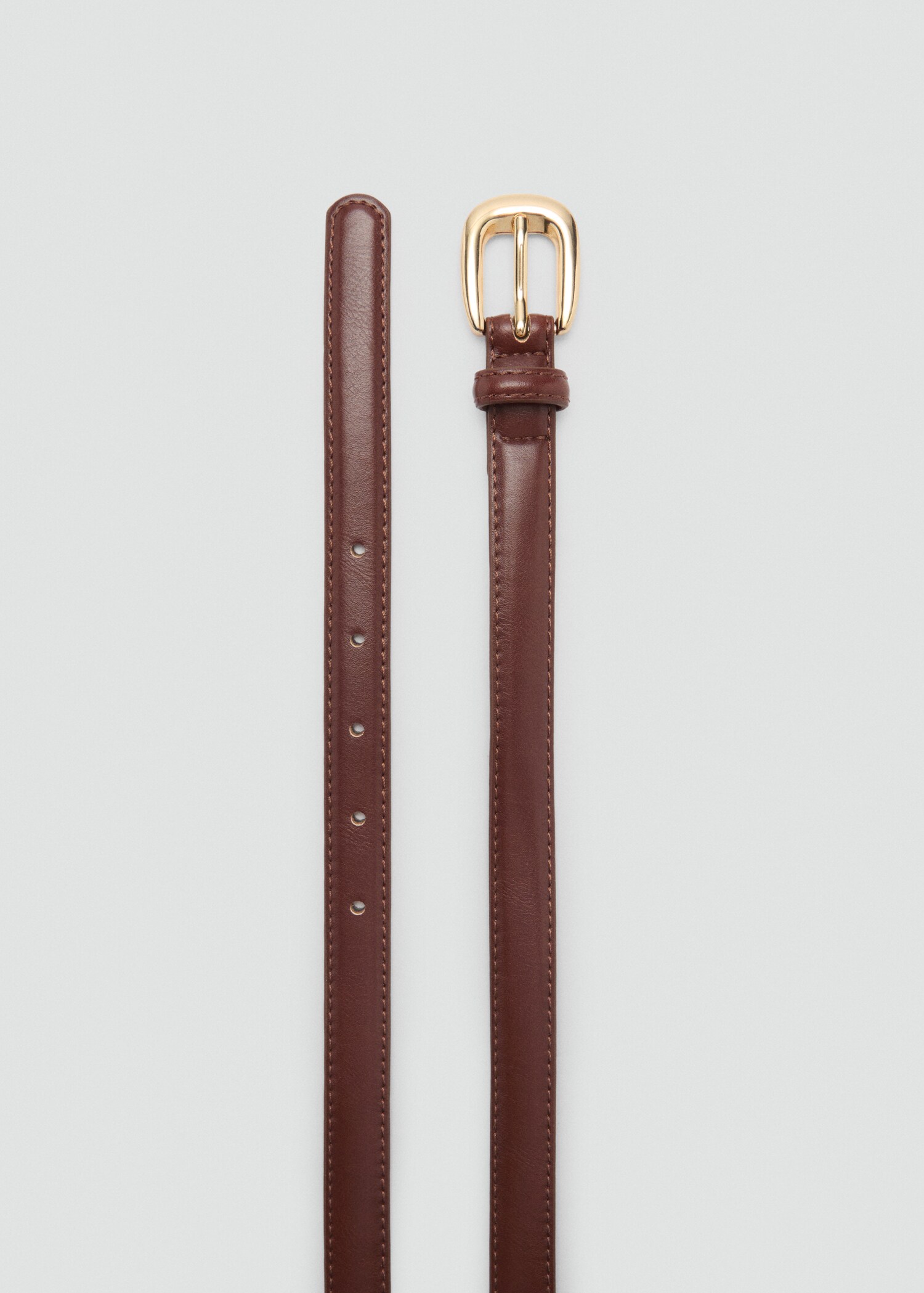 Thin belt with metal buckle - Details of the article 1