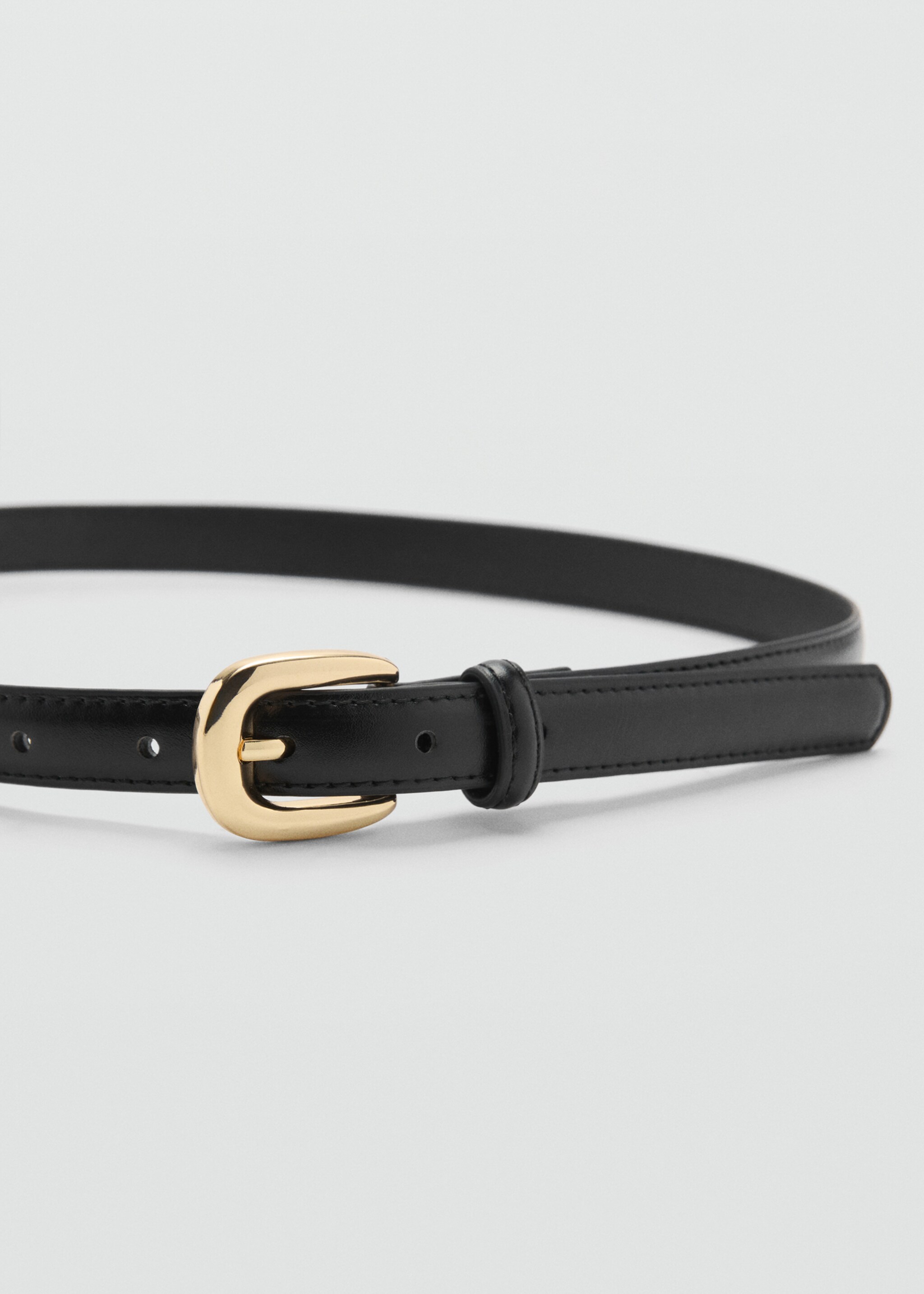 Thin belt with metal buckle - Medium plane