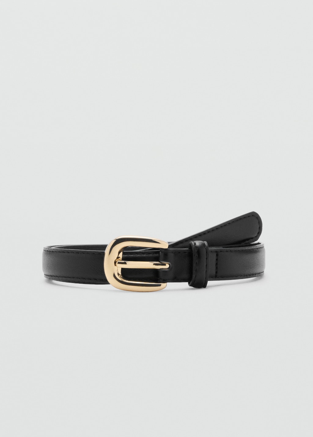 Leather obi belt - Women | MANGO Japan