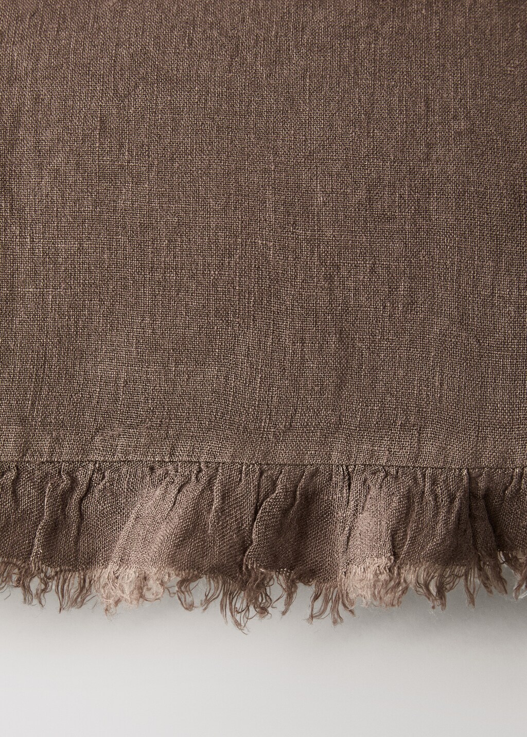 Children's cushion cover with linen flounce 30x40 cm