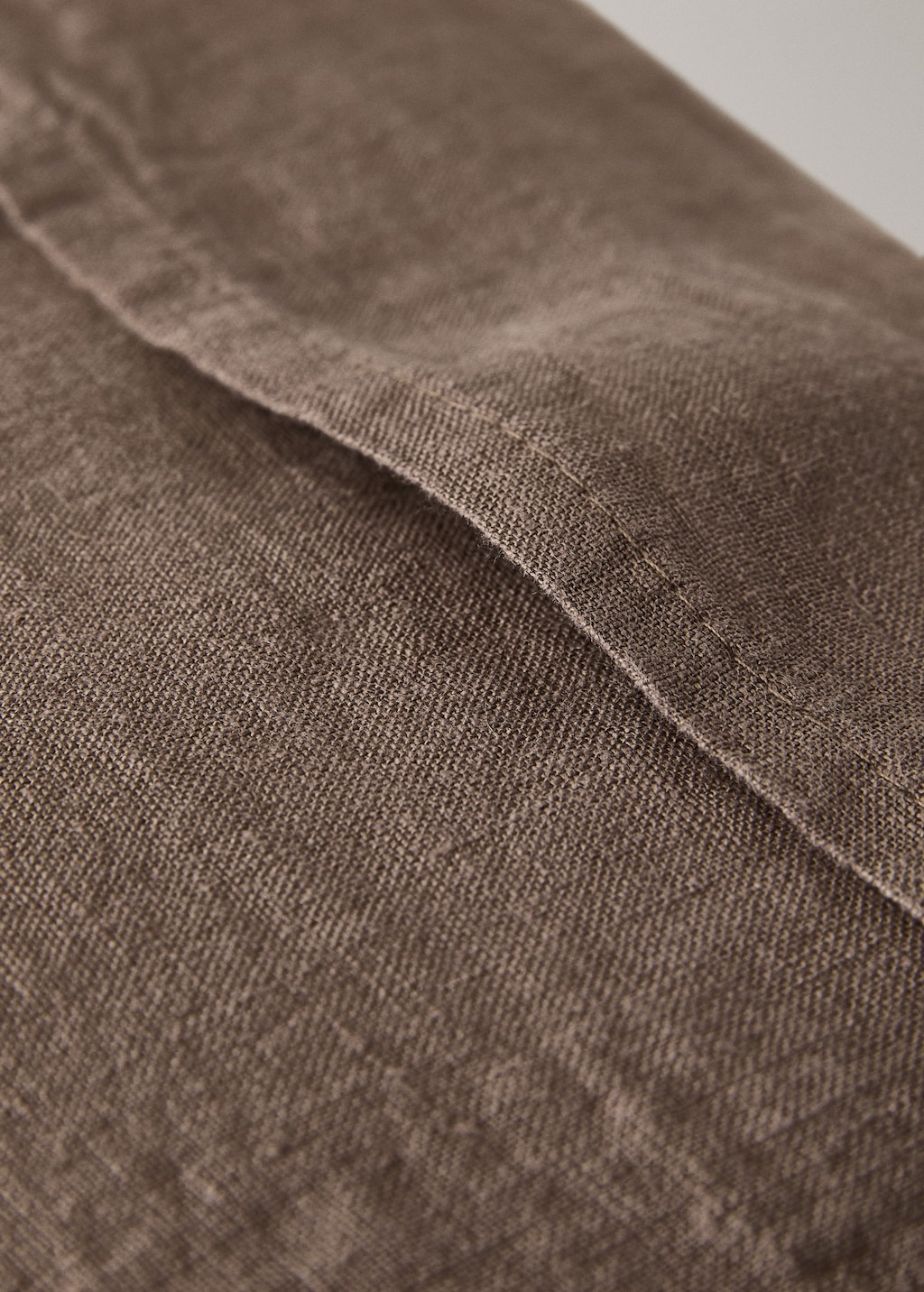 Children's cushion cover with linen flounce 30x40 cm