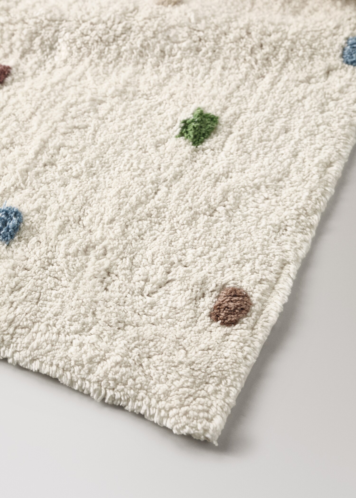 100% cotton polka dot rug - Details of the article 3