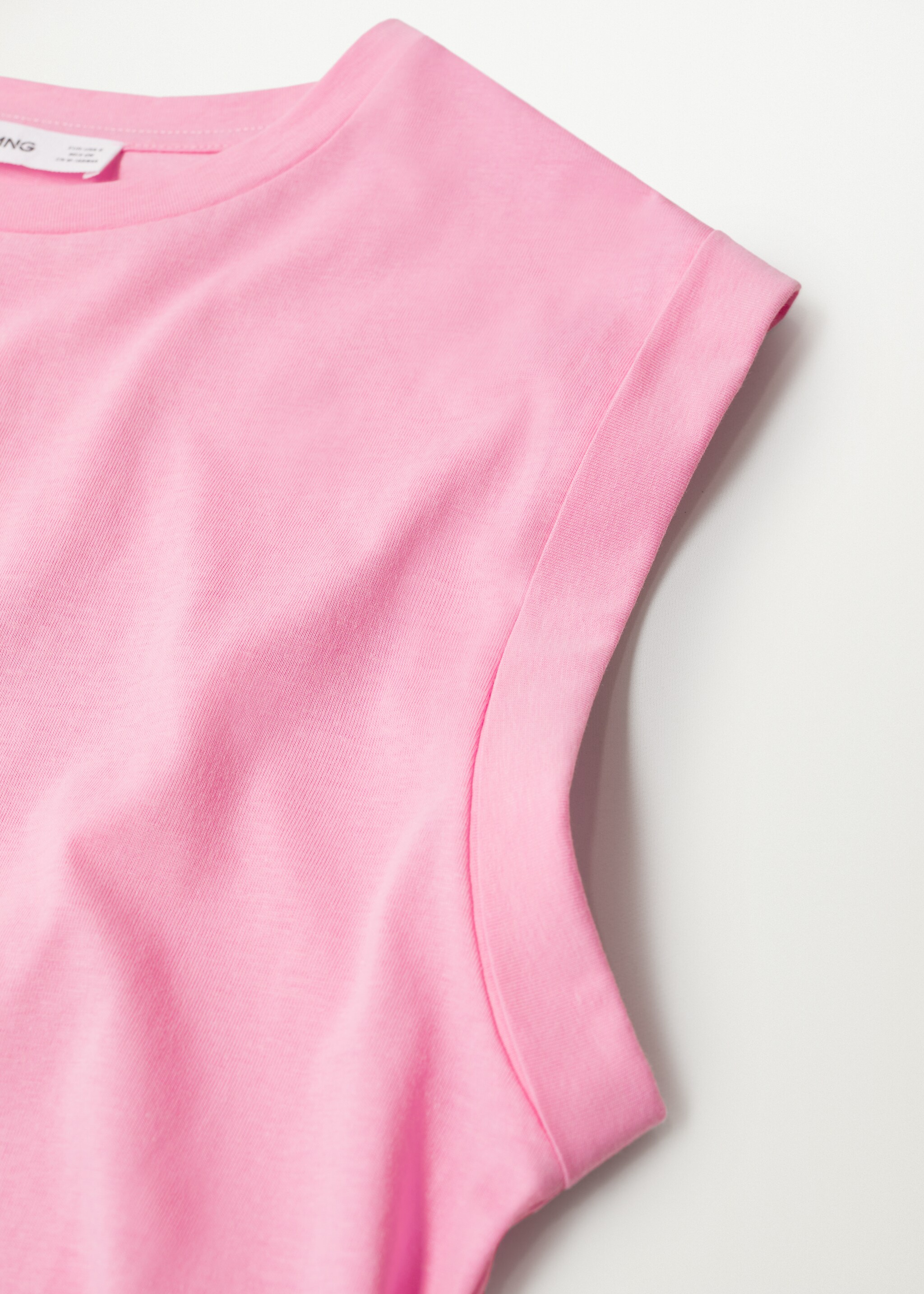 Cotton sleeveless t-shirt - Details of the article 8