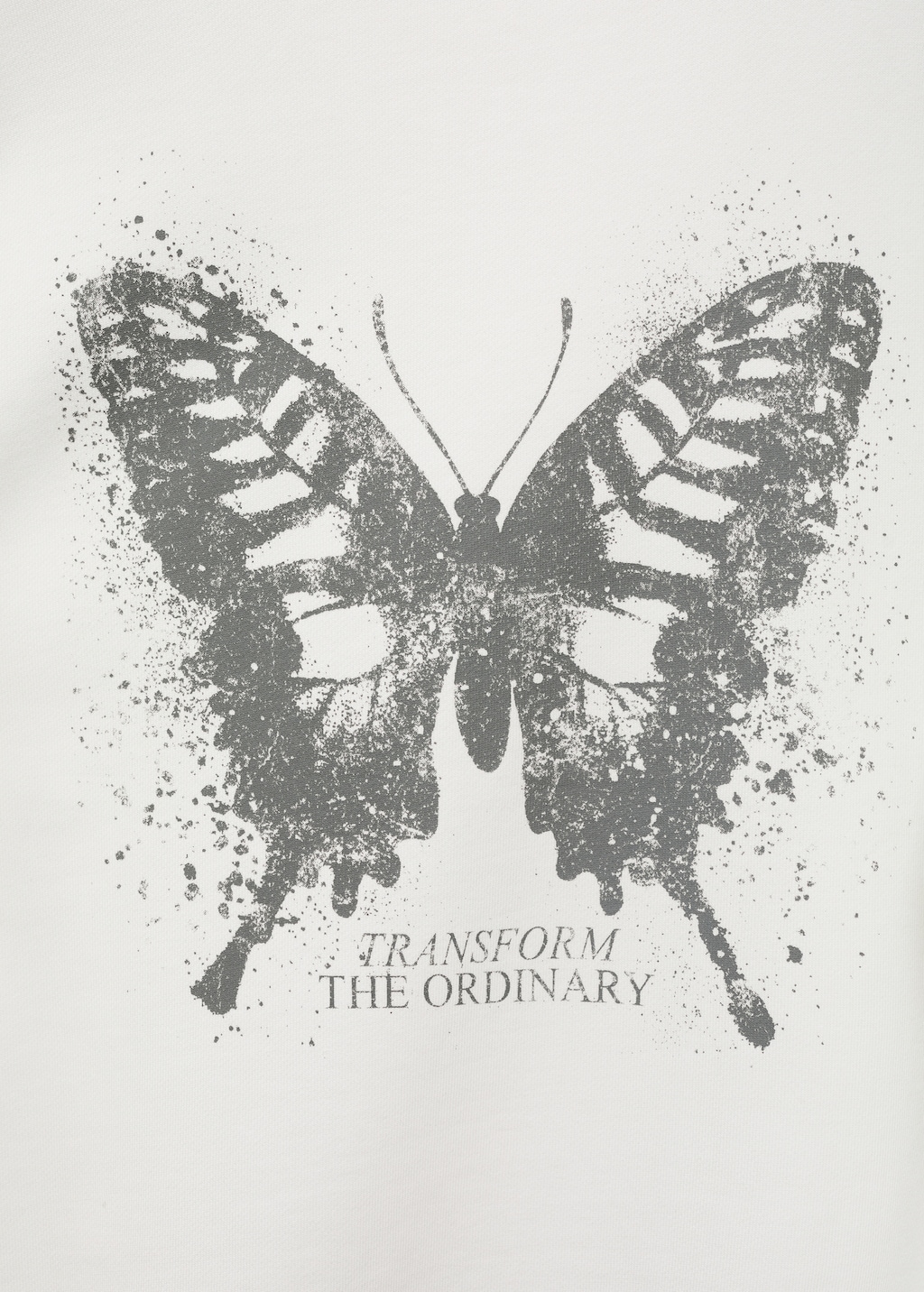 Butterfly-print sweatshirt