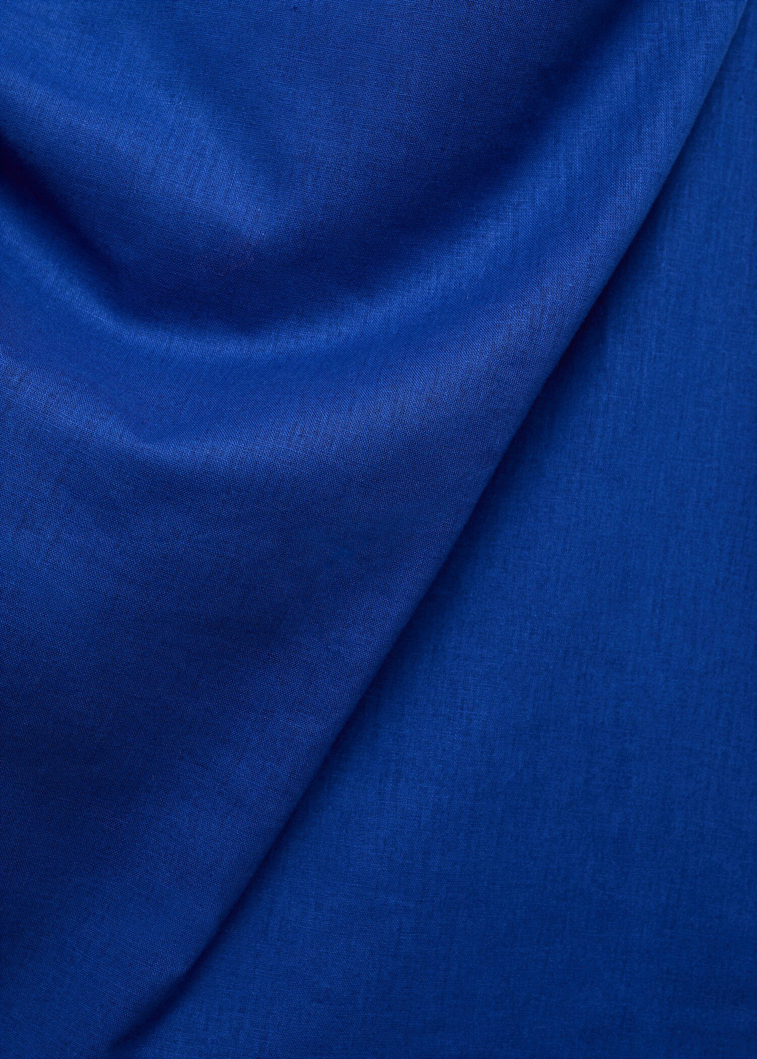 Kurzkleid aus Leinen-Baumwoll-Mix mit Drapierung - Detail des Artikels 0