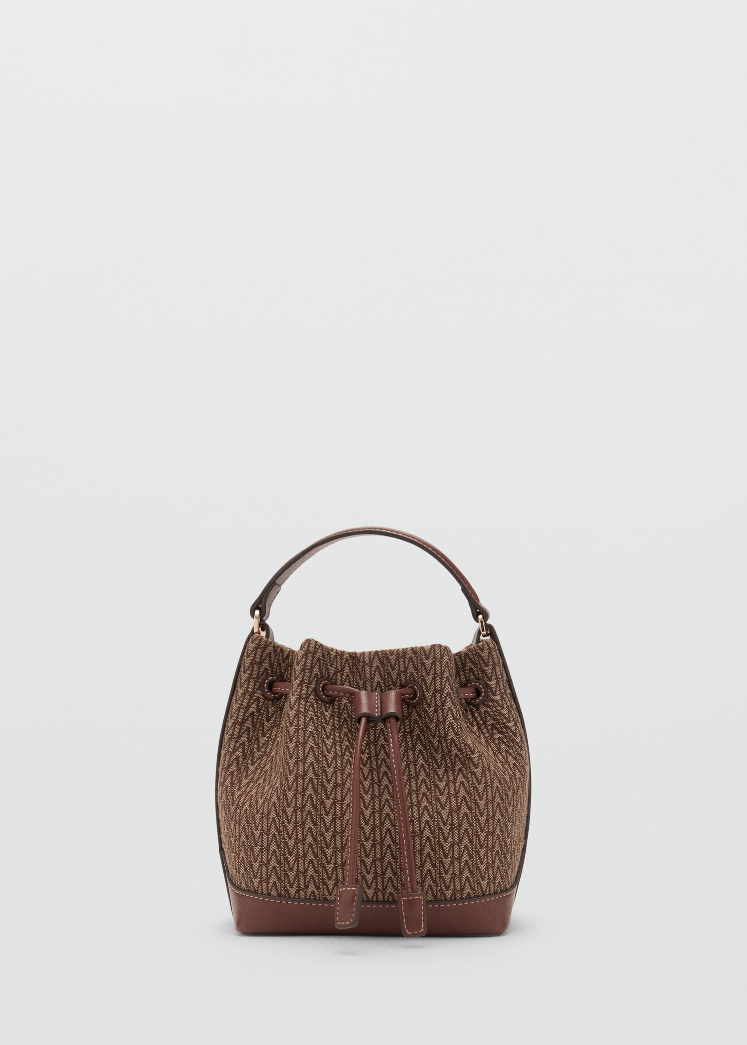 Bucket bag with printed logo - Article without model