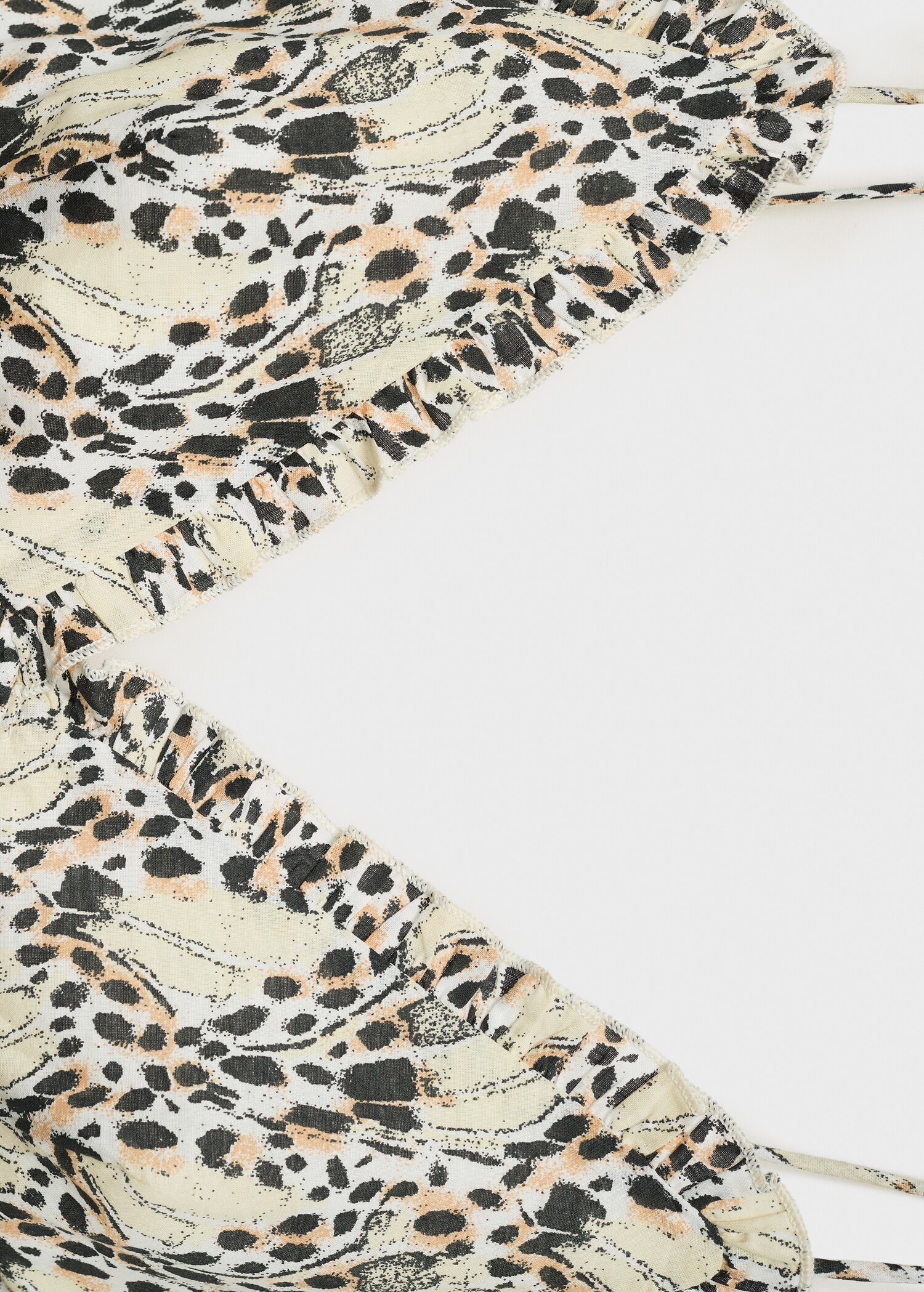 Printed ruched dress - Details of the article 0