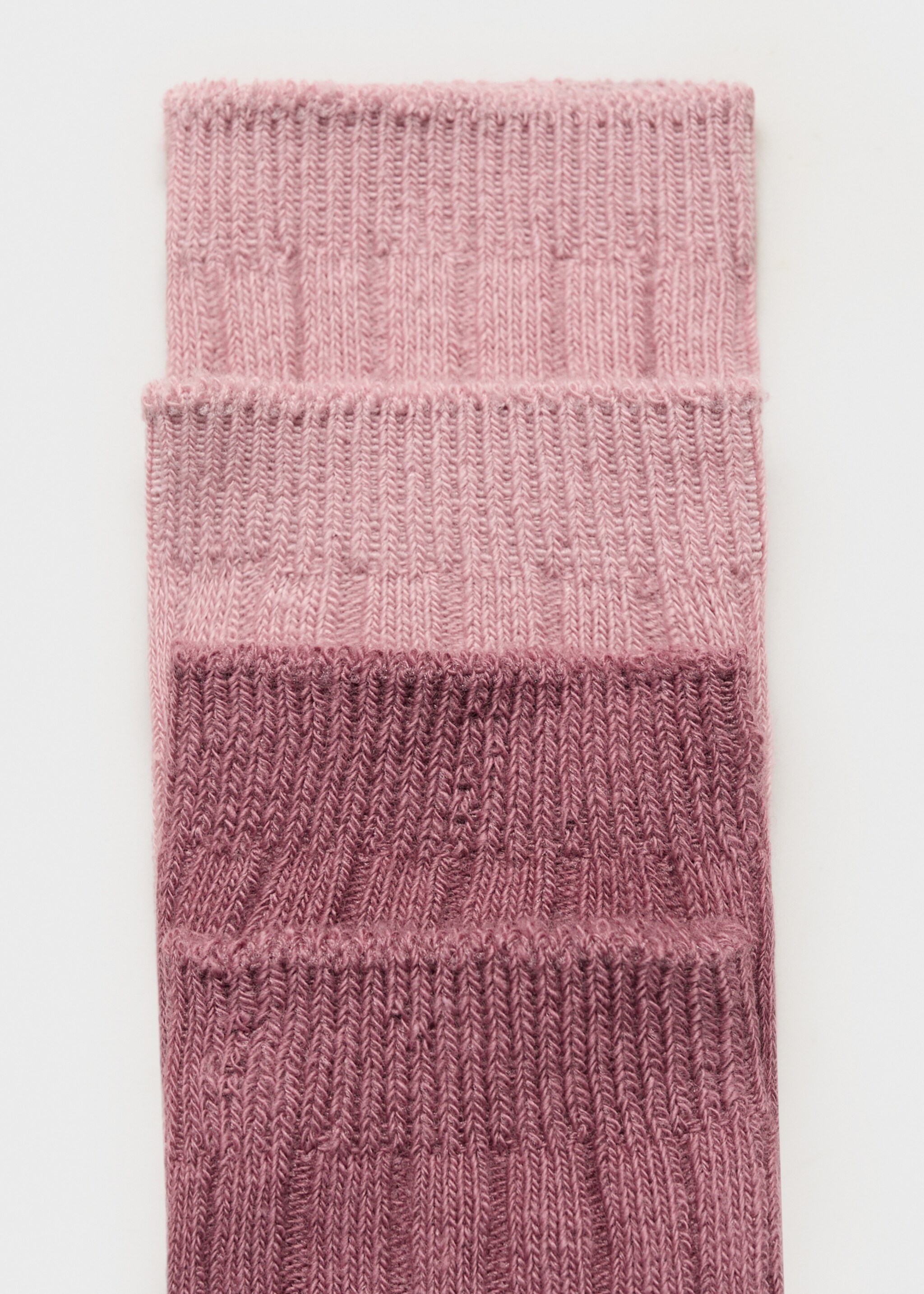 2 pack ribbed socks - Reverse of the article