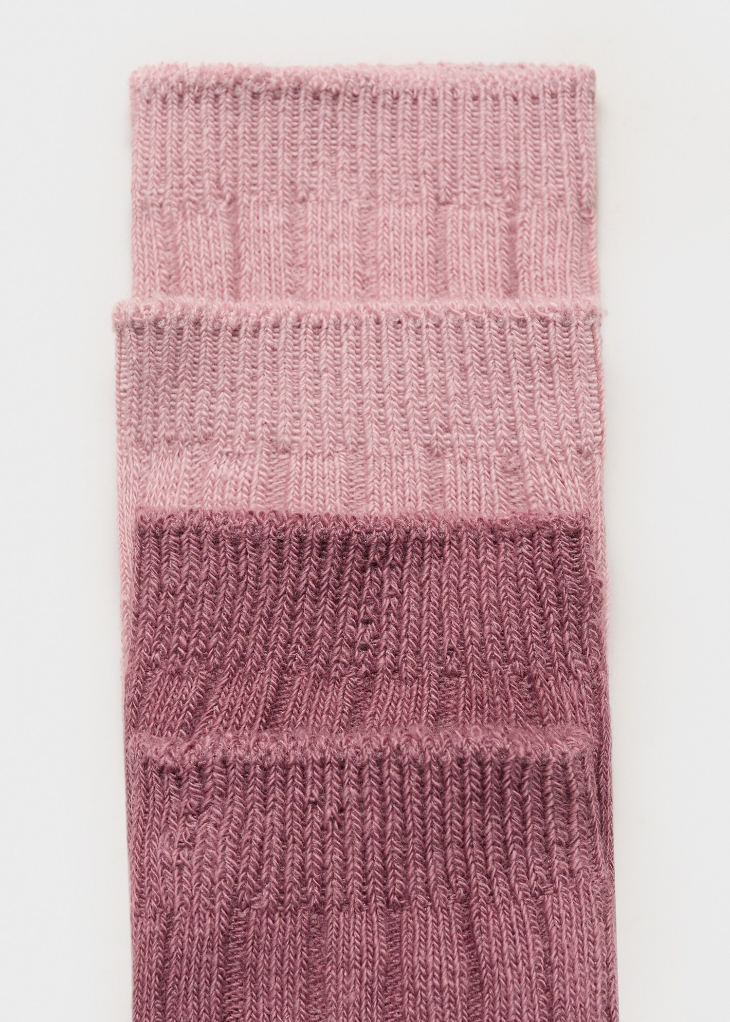 2 pack ribbed socks - Reverse of the article