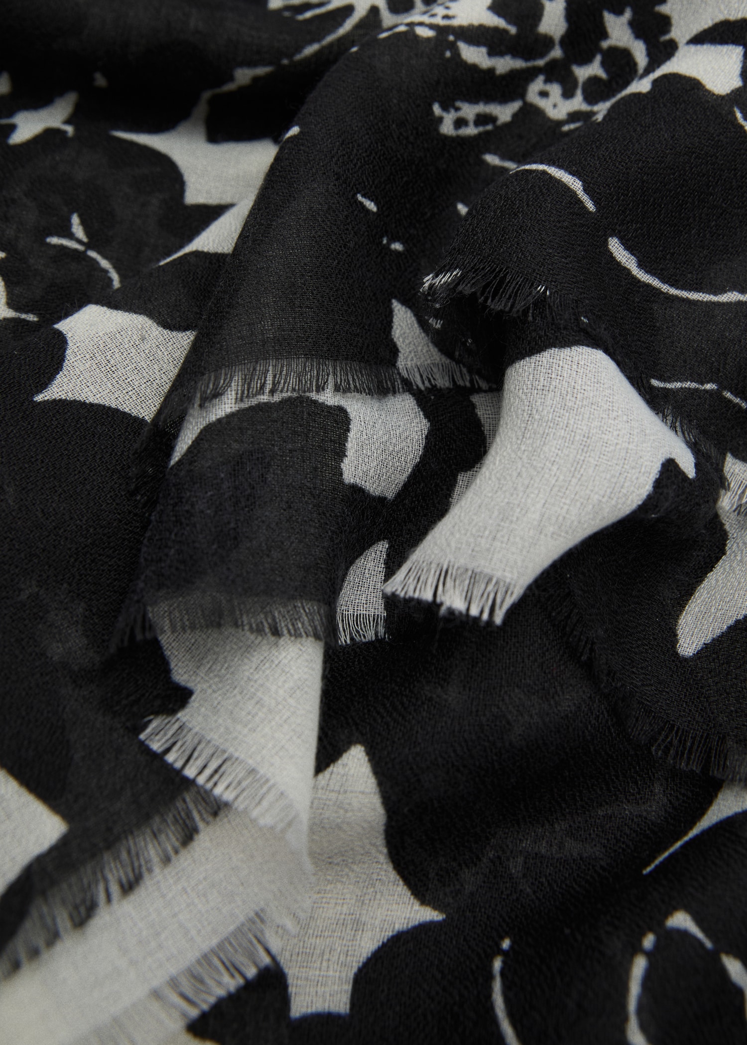 Floral print scarf - Medium plane