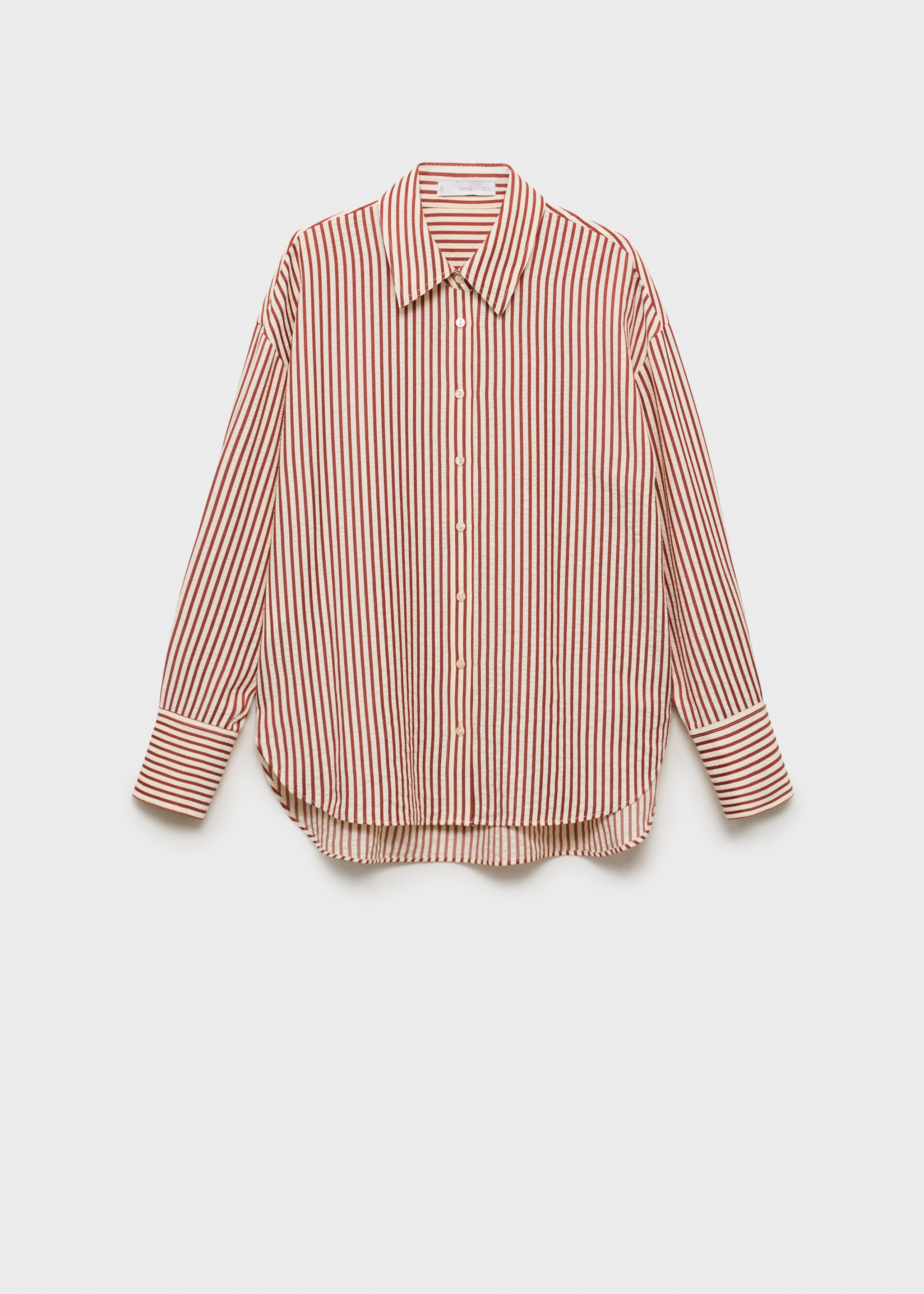 เสื้อเชิ้ตลายทางทรงตรง - สินค้าที่ไม่มีแบบ