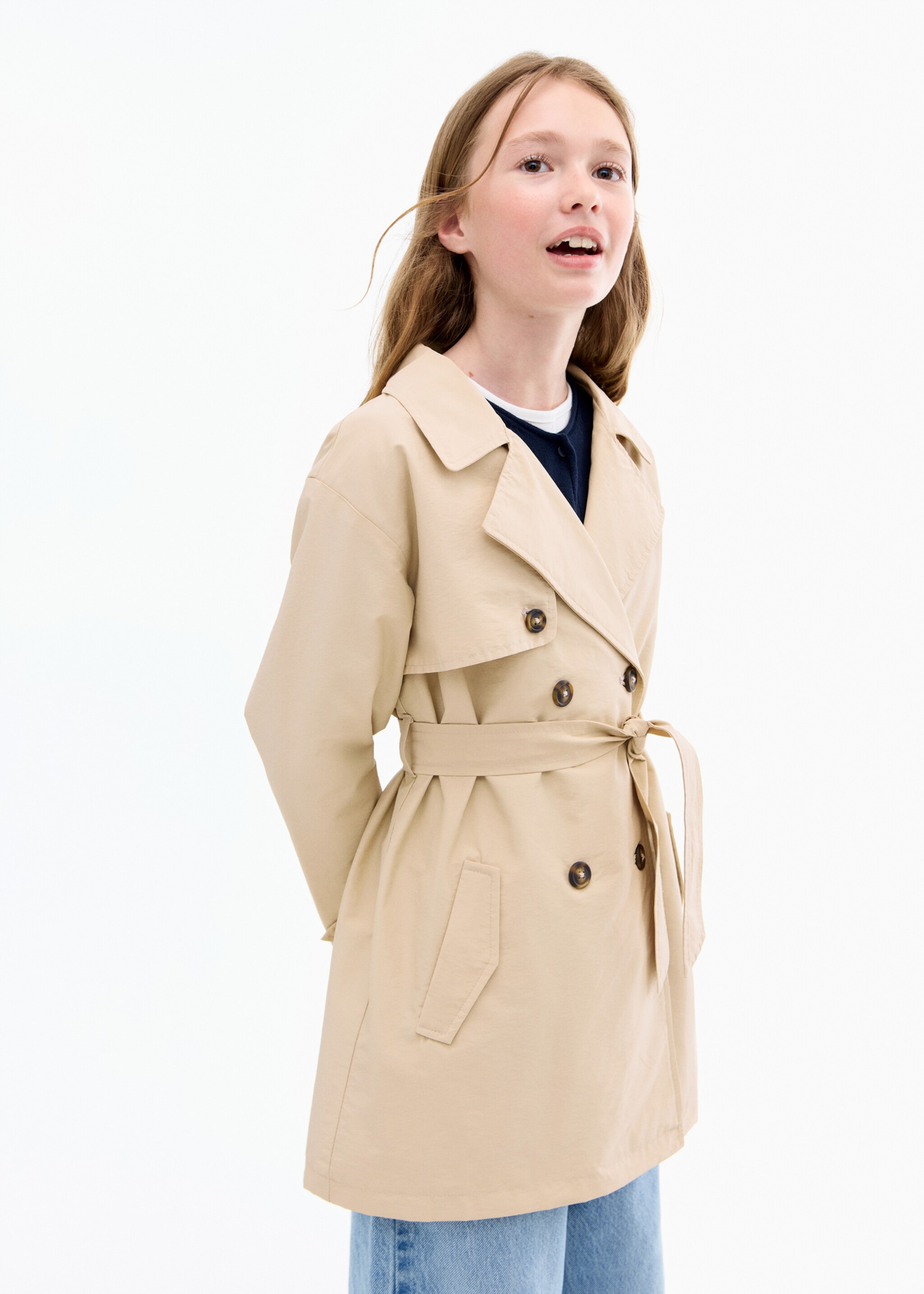 Trench doble botonadura - Plano medio