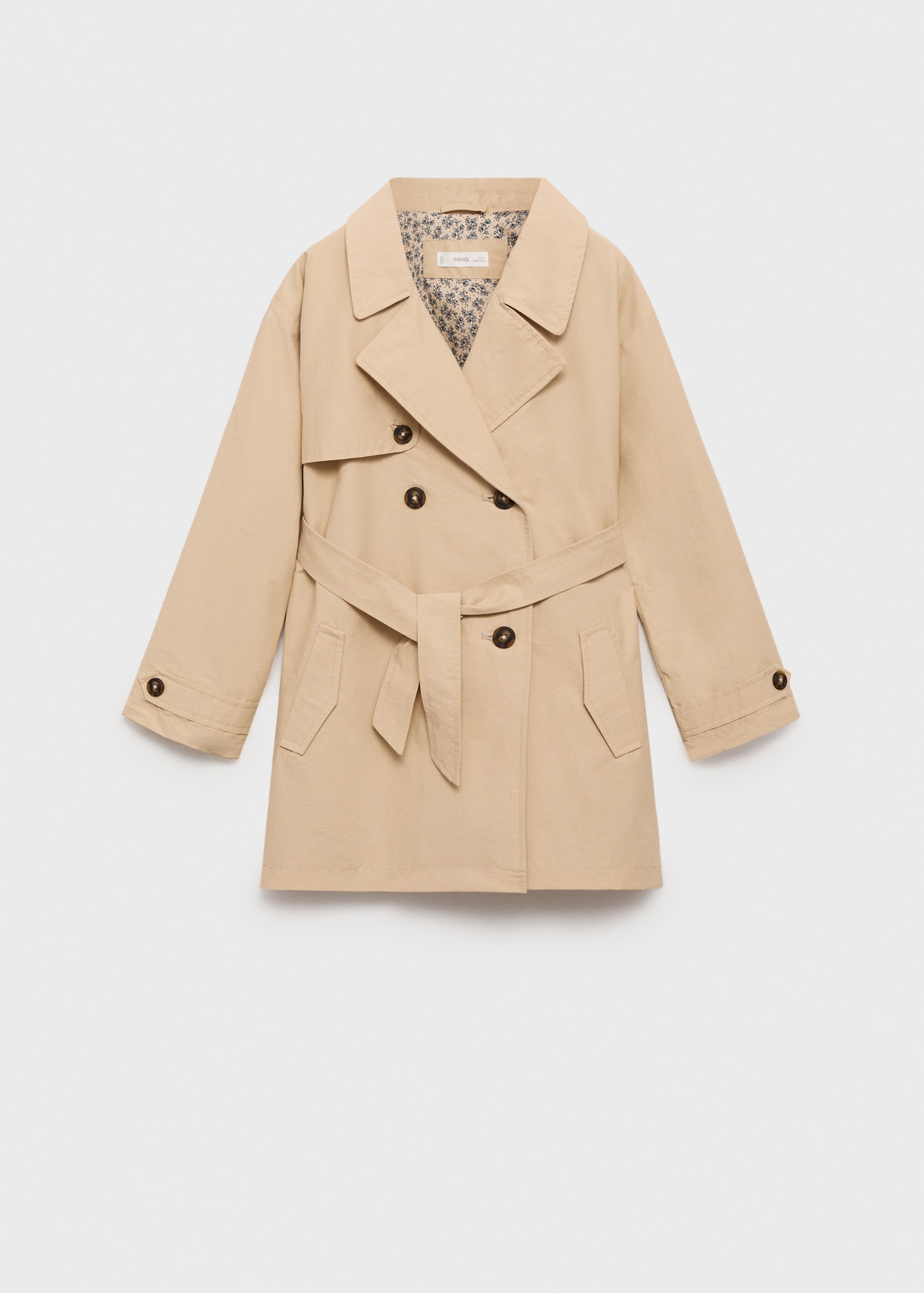 Double-breasted trench coat Kids MANGO Philippines