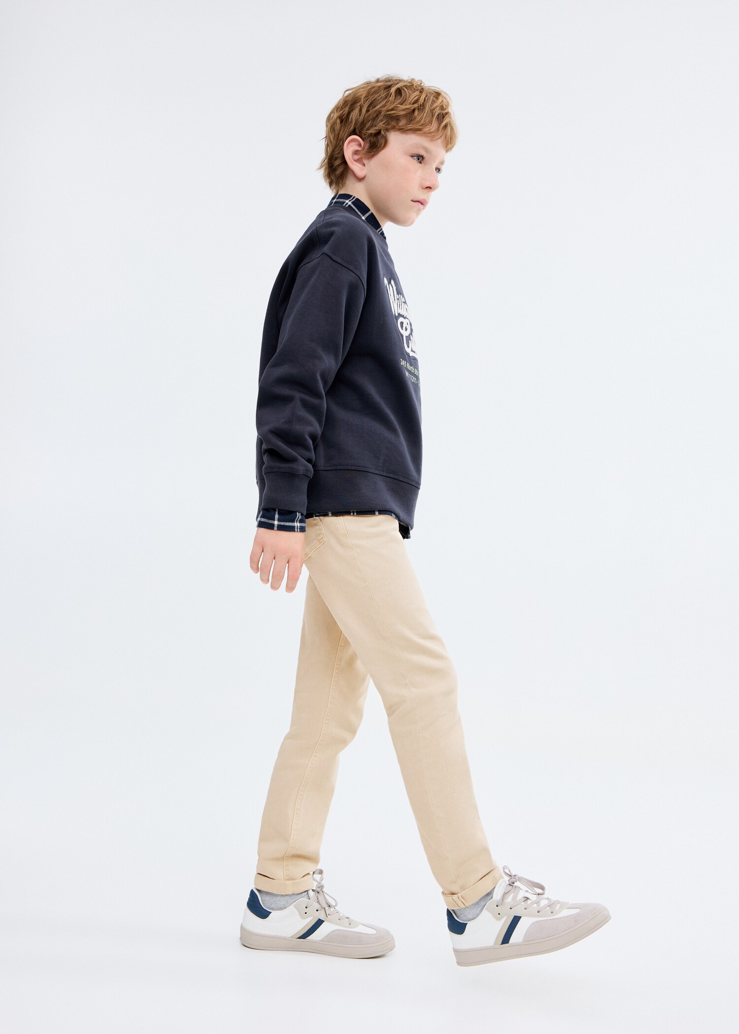 Straight trousers - Medium plane