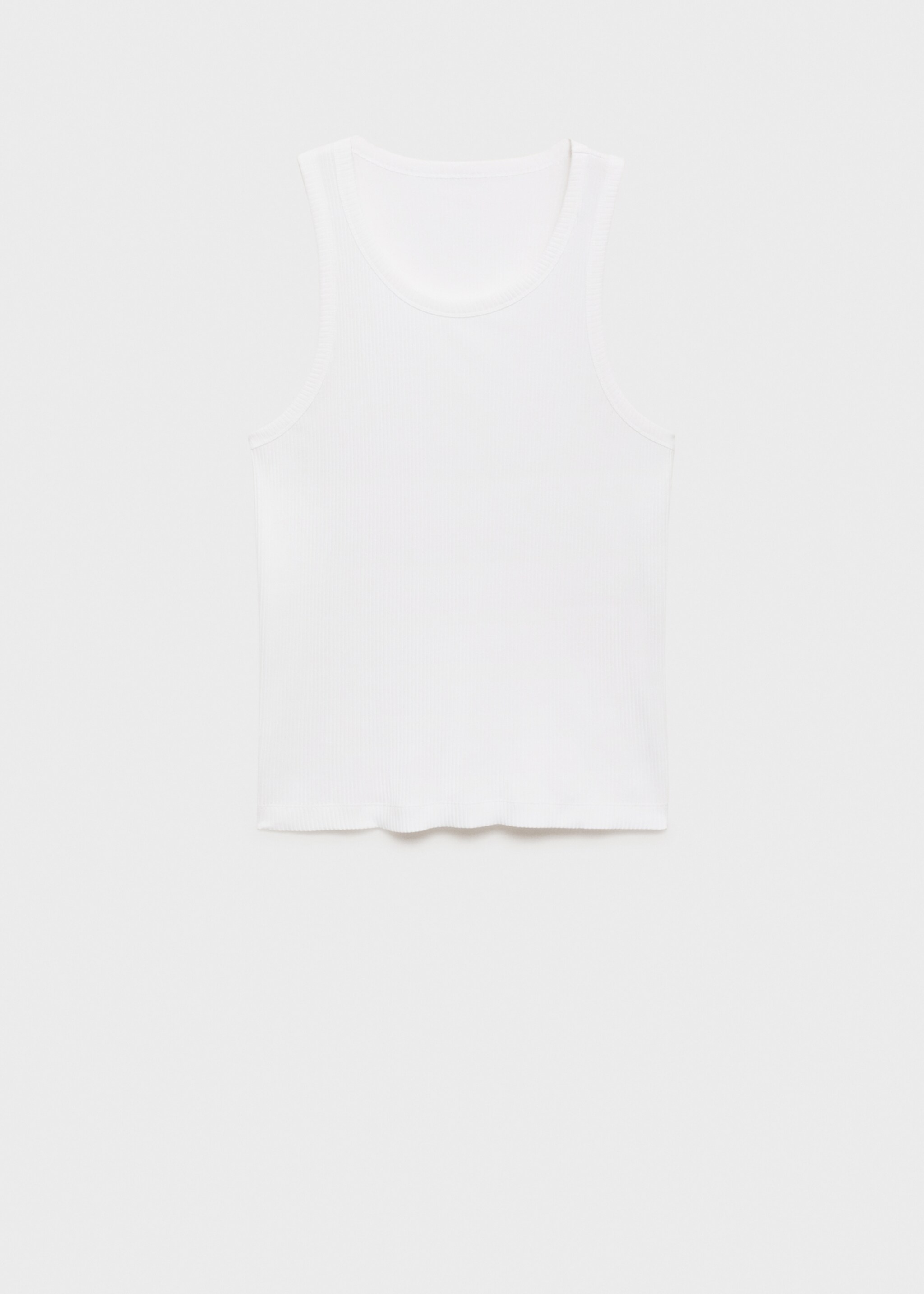 Camiseta tirantes canalé slim fit - Artículo sin modelo