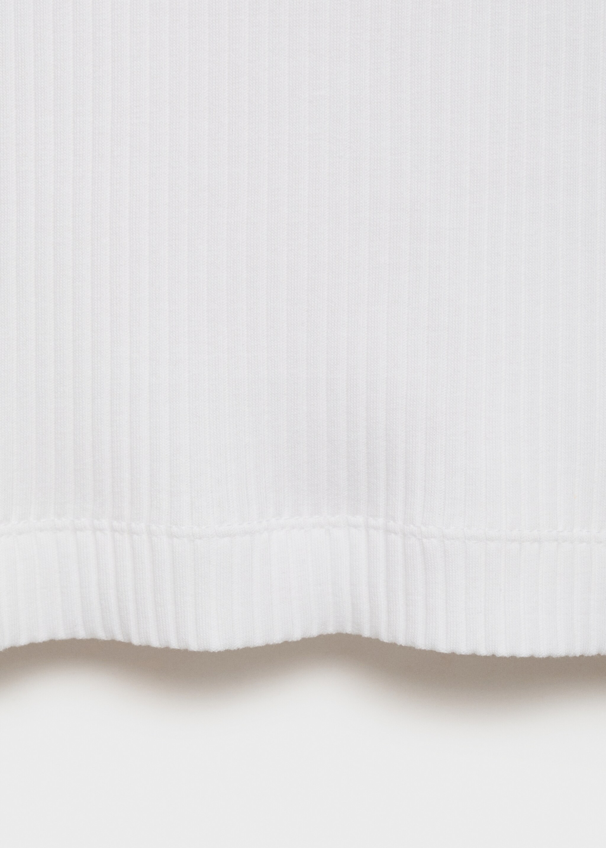 Camiseta tirantes canalé slim fit - Detalle del artículo 0