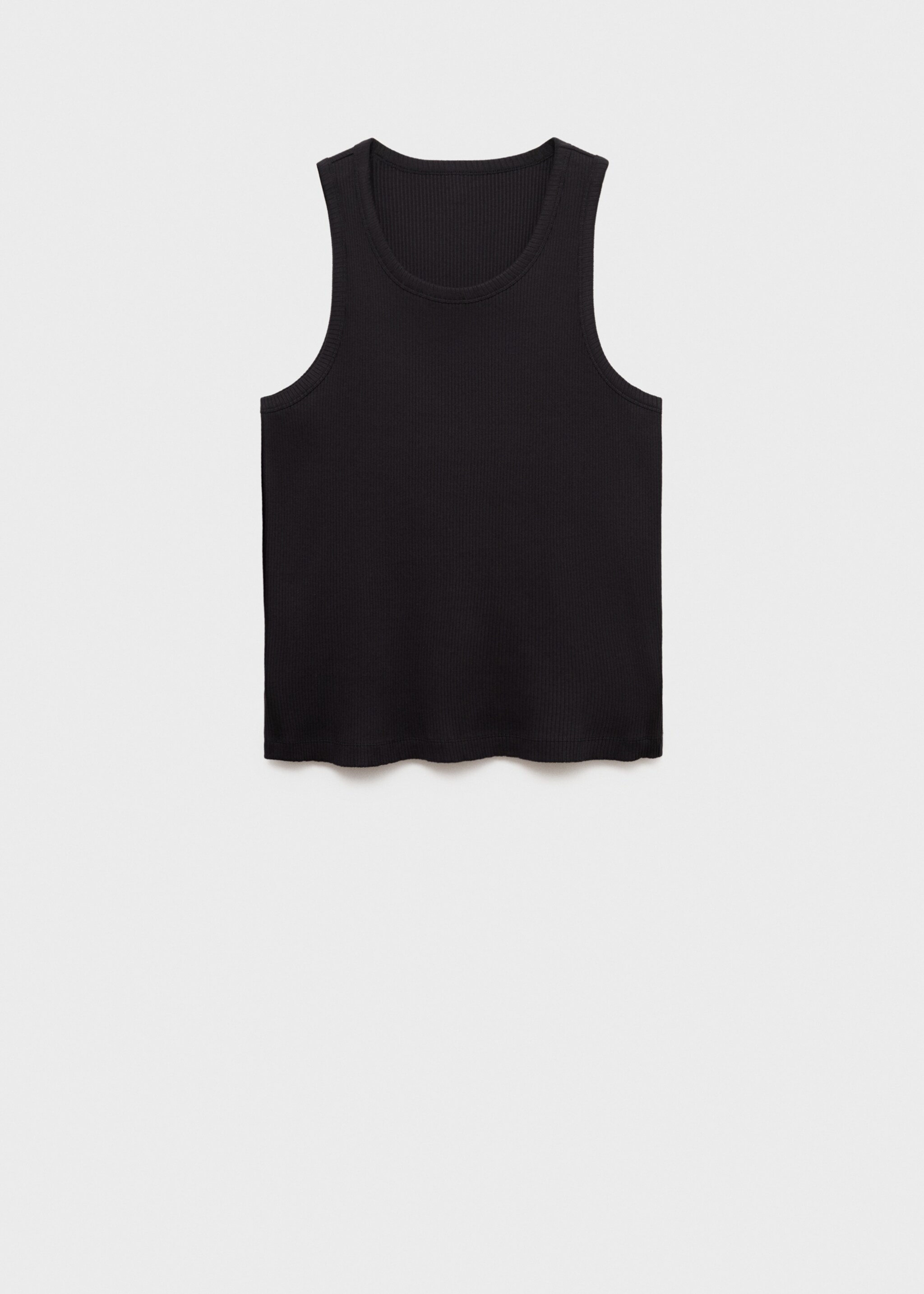 Camiseta tirantes canalé slim fit - Artículo sin modelo