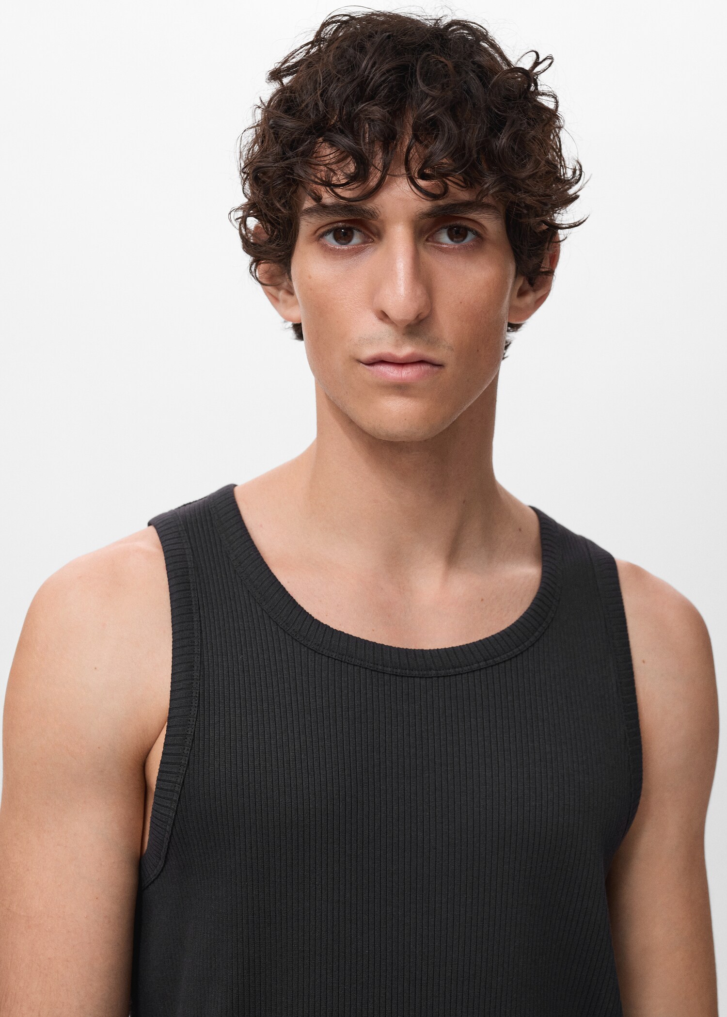 Débardeur côtelé slim fit - Détail de l'article 1