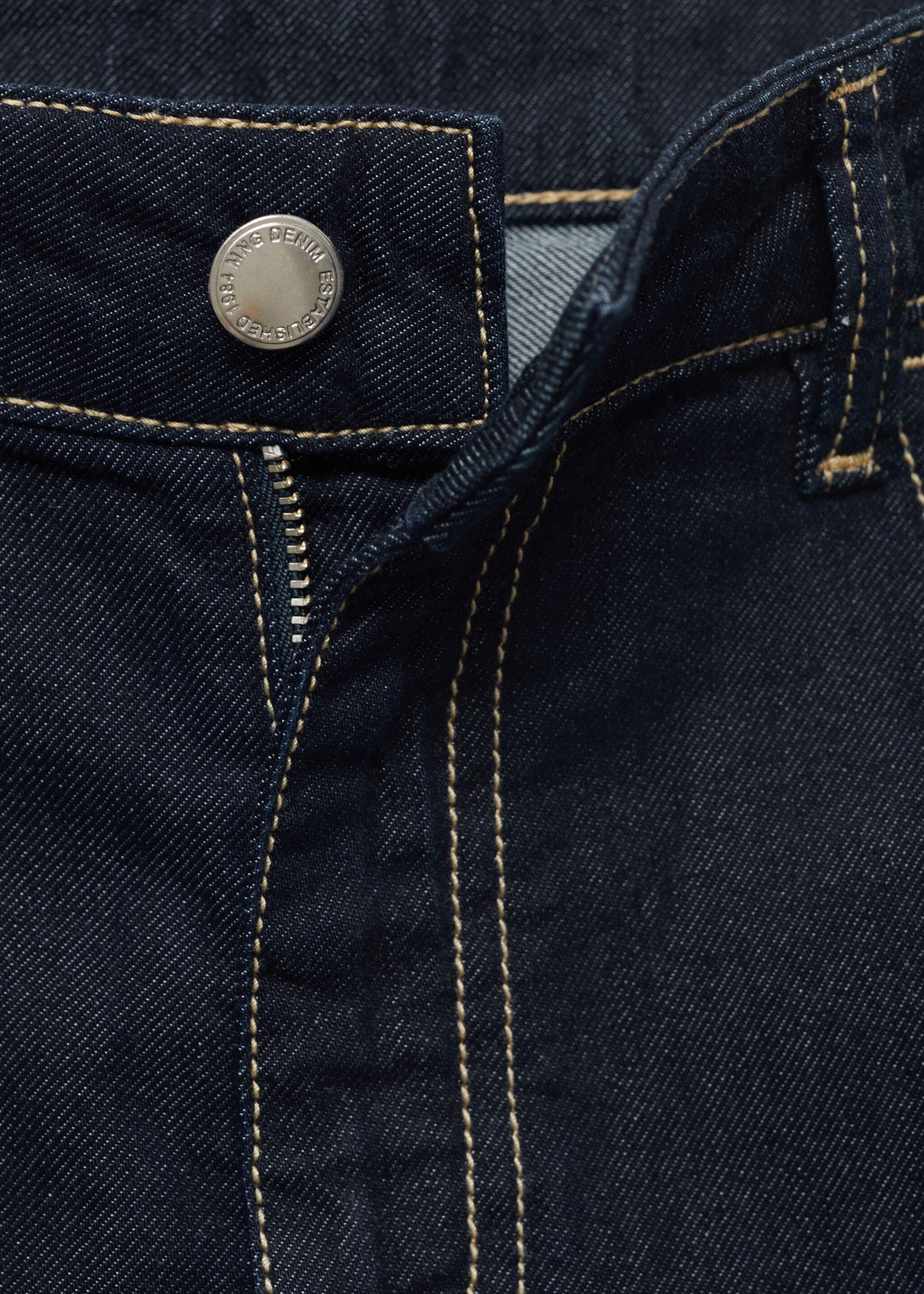 Low waist wideleg jeans - Details of the article 8
