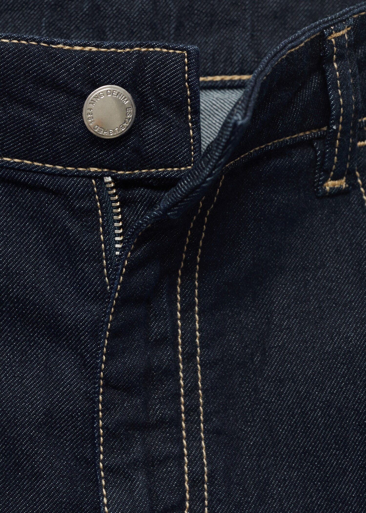 Low waist wideleg jeans - Details of the article 8
