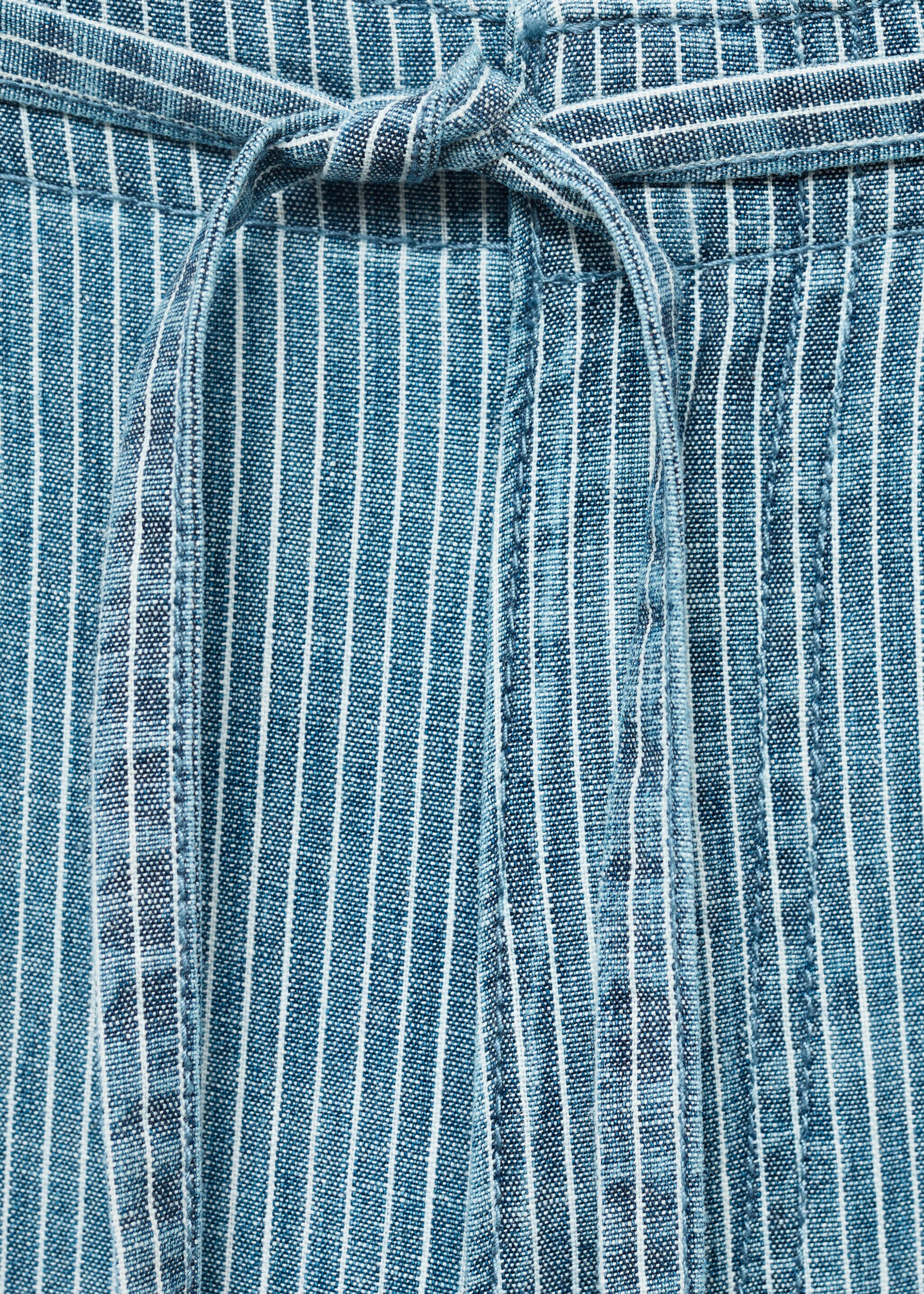 Pantaloni denim wideleg cintura - Dettaglio dell'articolo 8