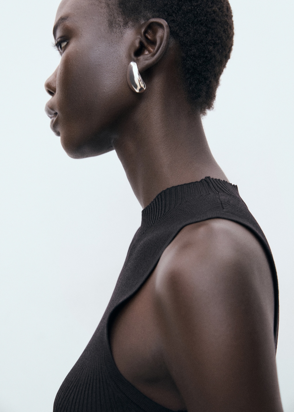 Fitted sweater dress