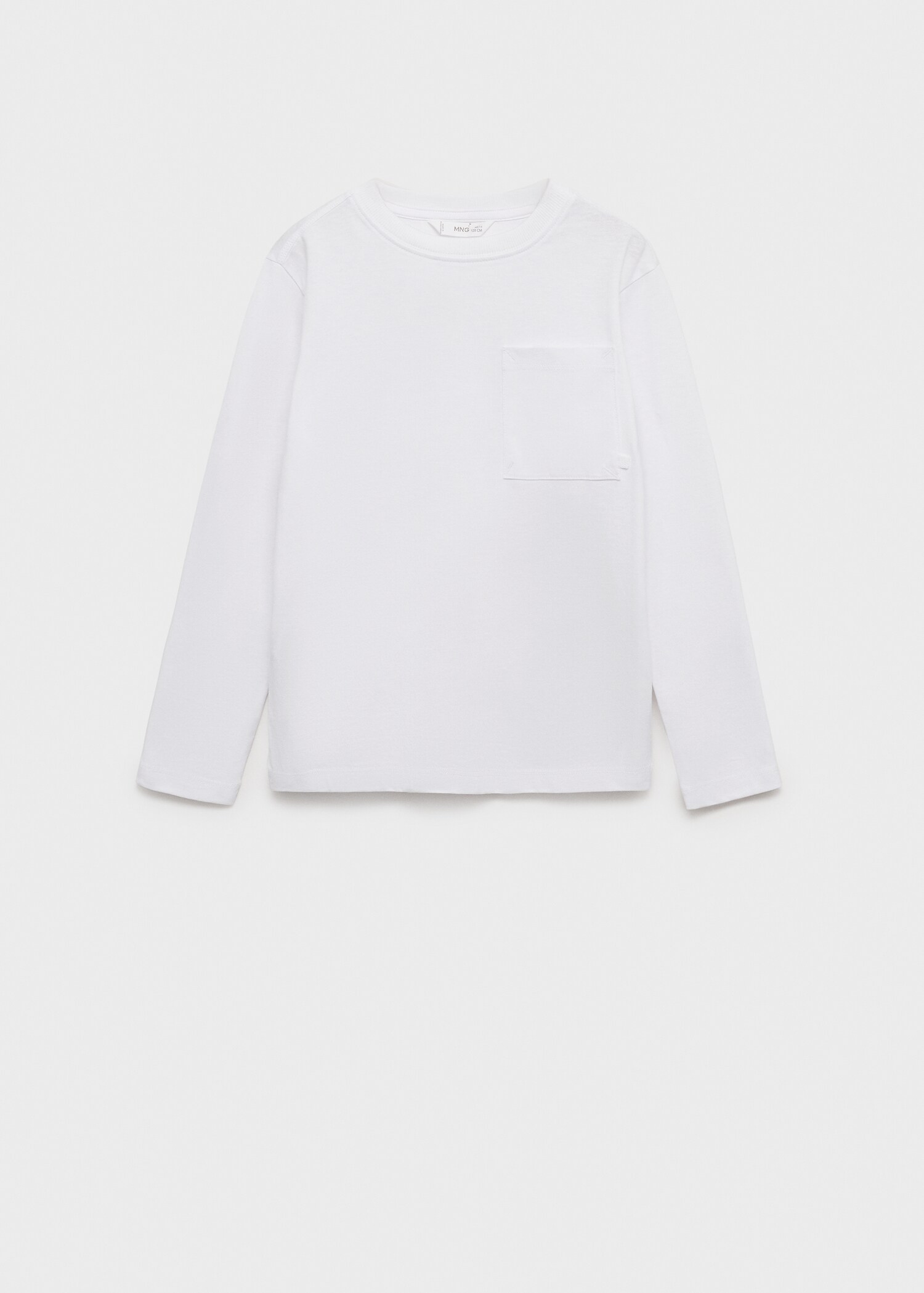T-shirt de manga comprida com bolso - Artigo sem modelo