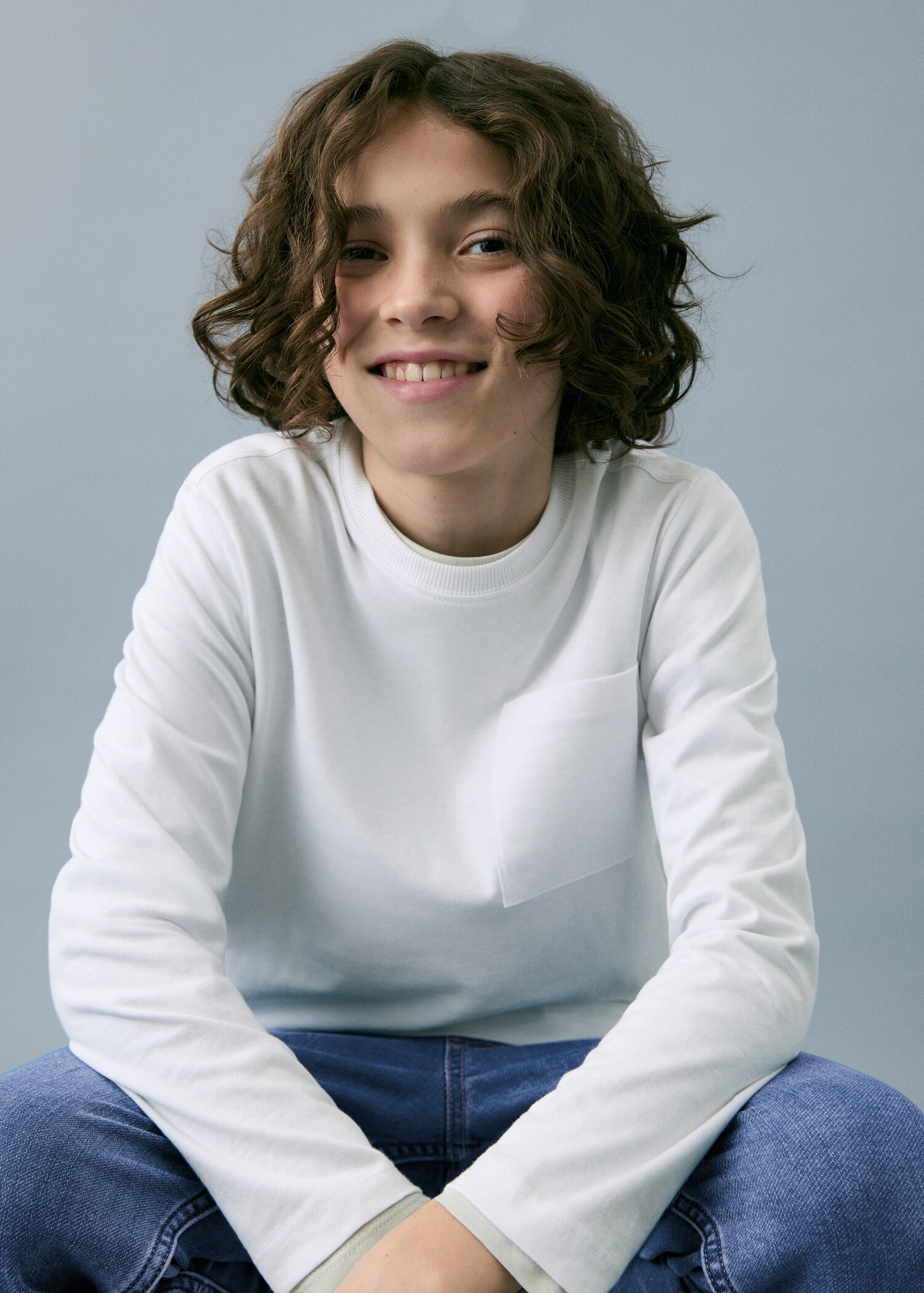 Camiseta manga larga bolsillo - Detalle del artículo 1