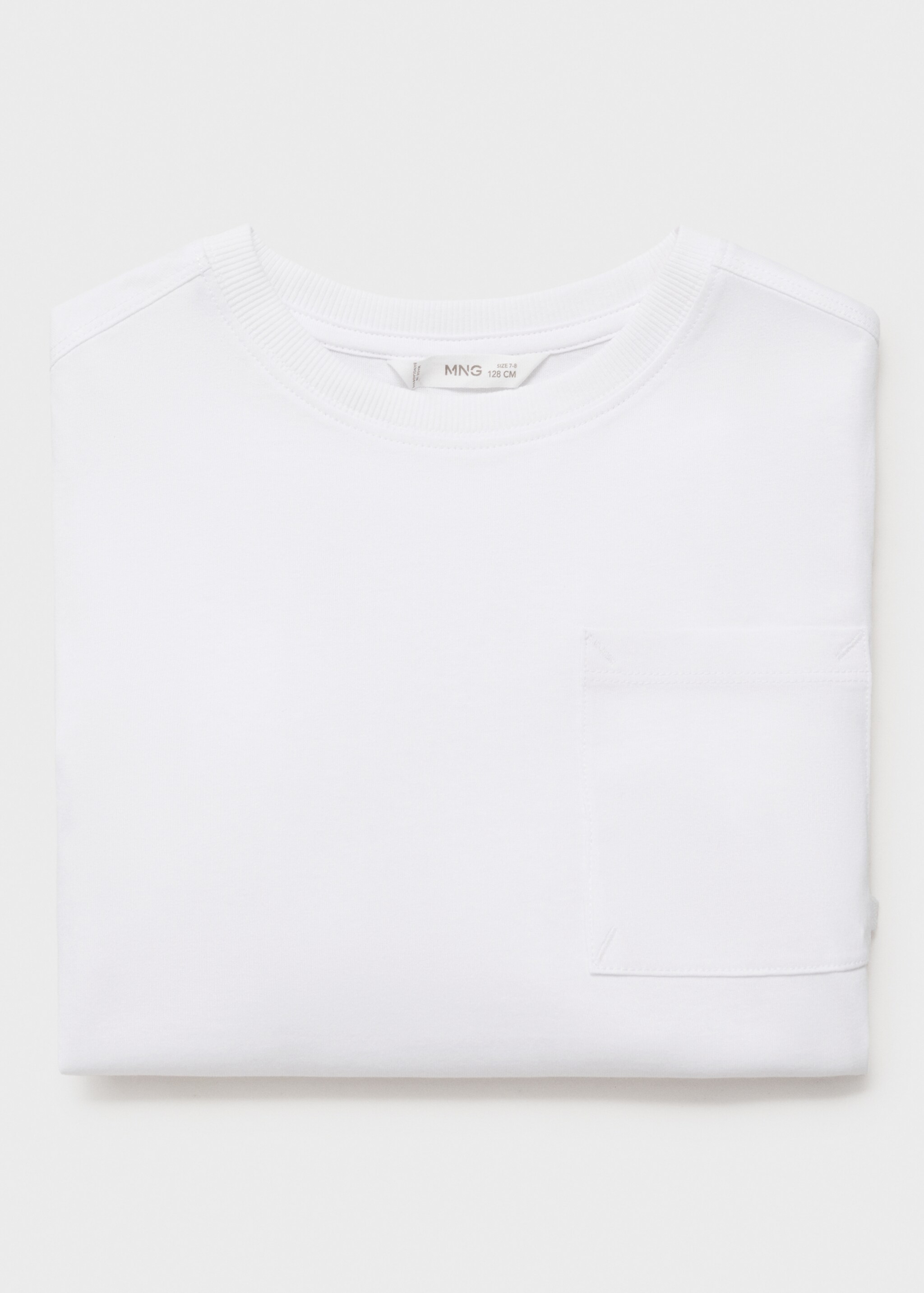 Long-sleeved t-shirt with pocket - Details of the article 8
