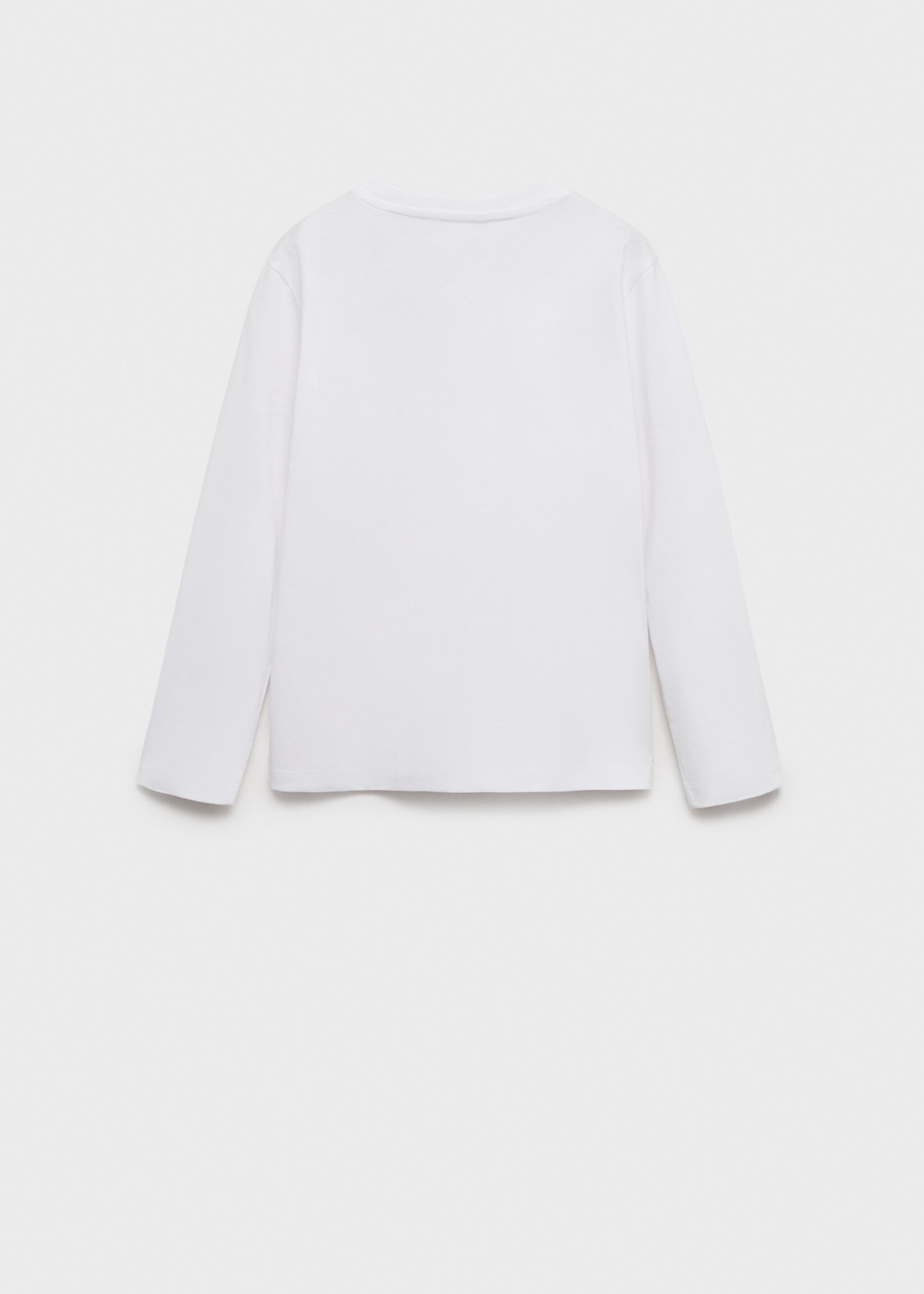 Long-sleeved t-shirt with pocket - Reverse of the article