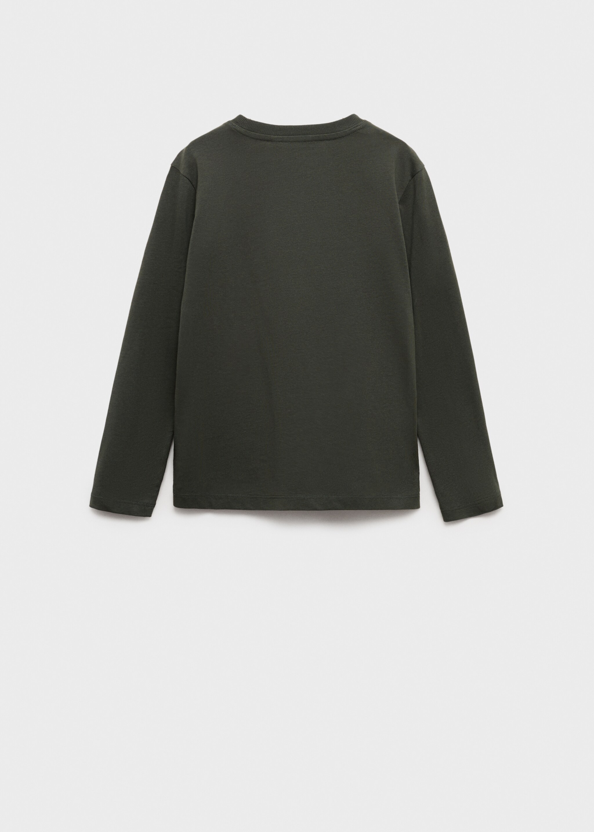 Long-sleeved t-shirt with pocket - Reverse of the article