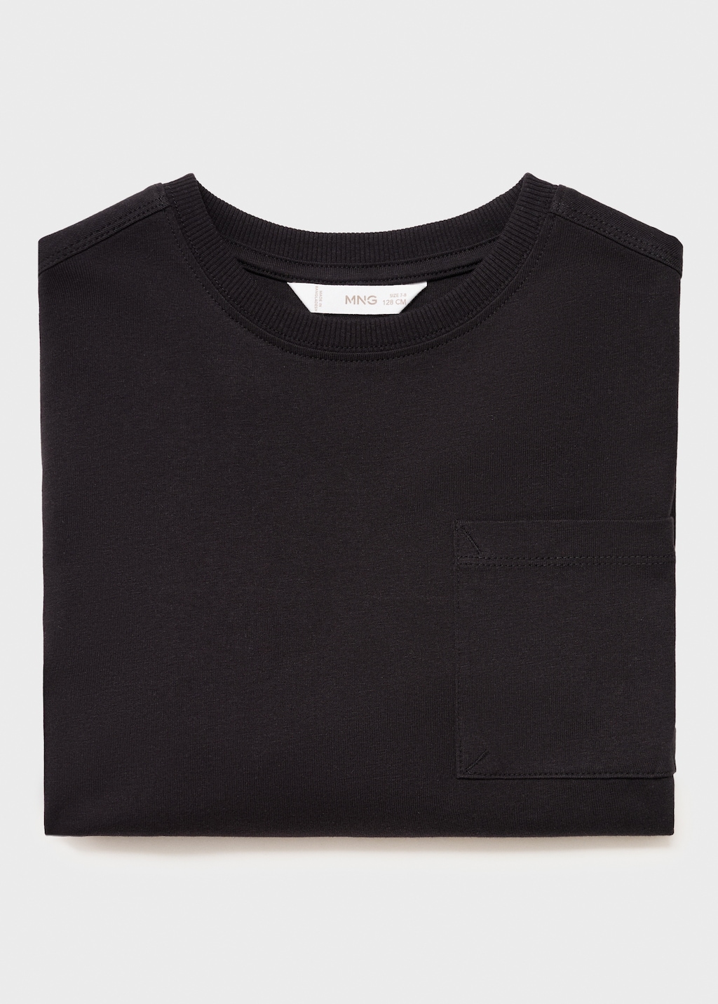 Long-sleeved t-shirt with pocket