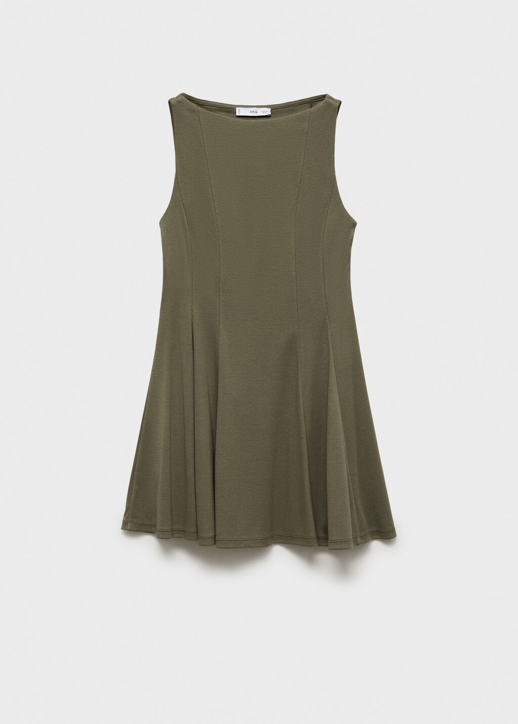 Pleated A-line dress - image 4