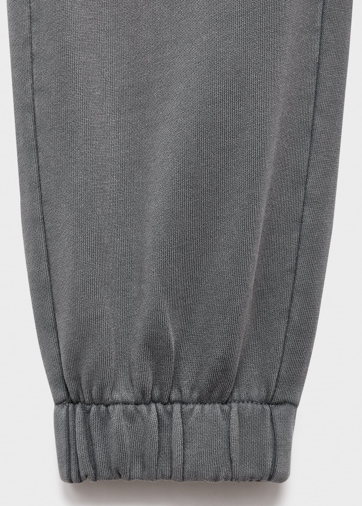 Cotton joggers with elastic waist - Details of the article 0