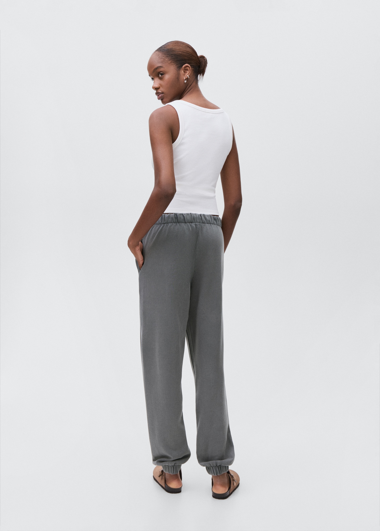 Joggers algodón cintura elástica - Reverso del artículo
