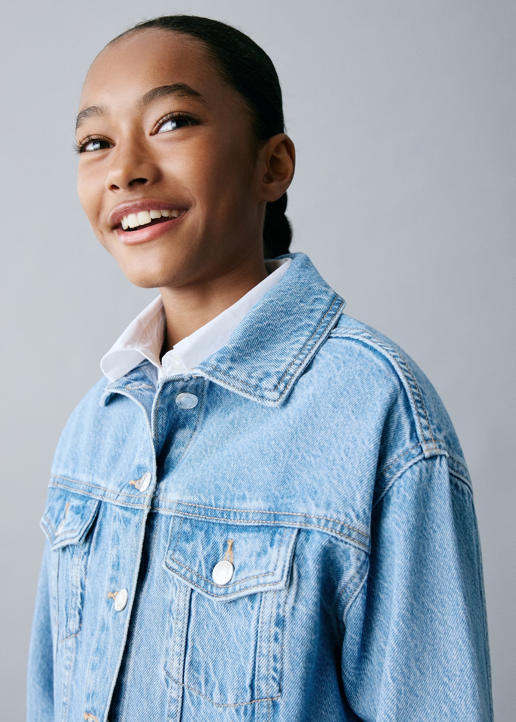 Basic denim jacket - Kids | MANGO USA