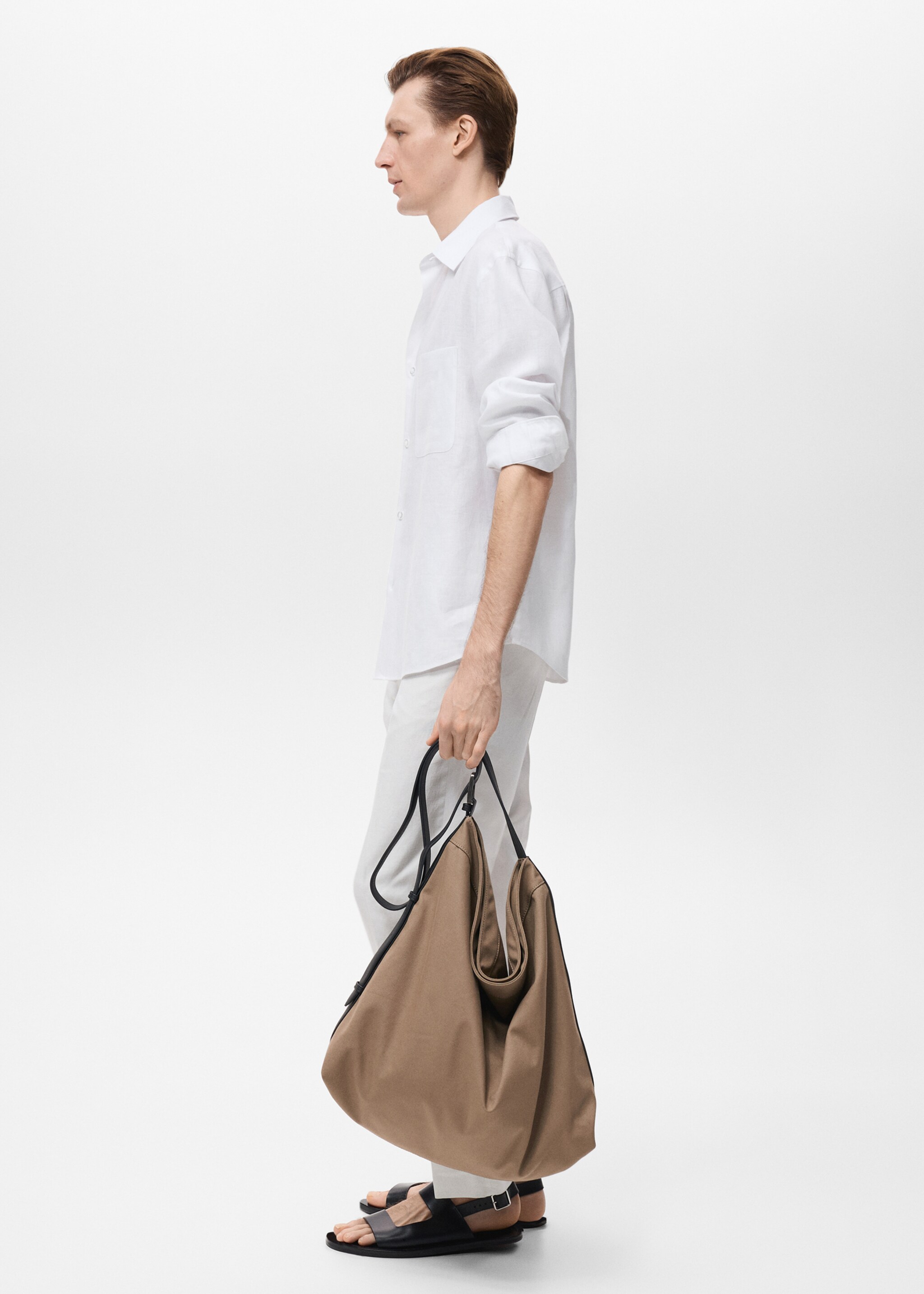 Chemise 100 % lin avec poche - Détail de l'article 2