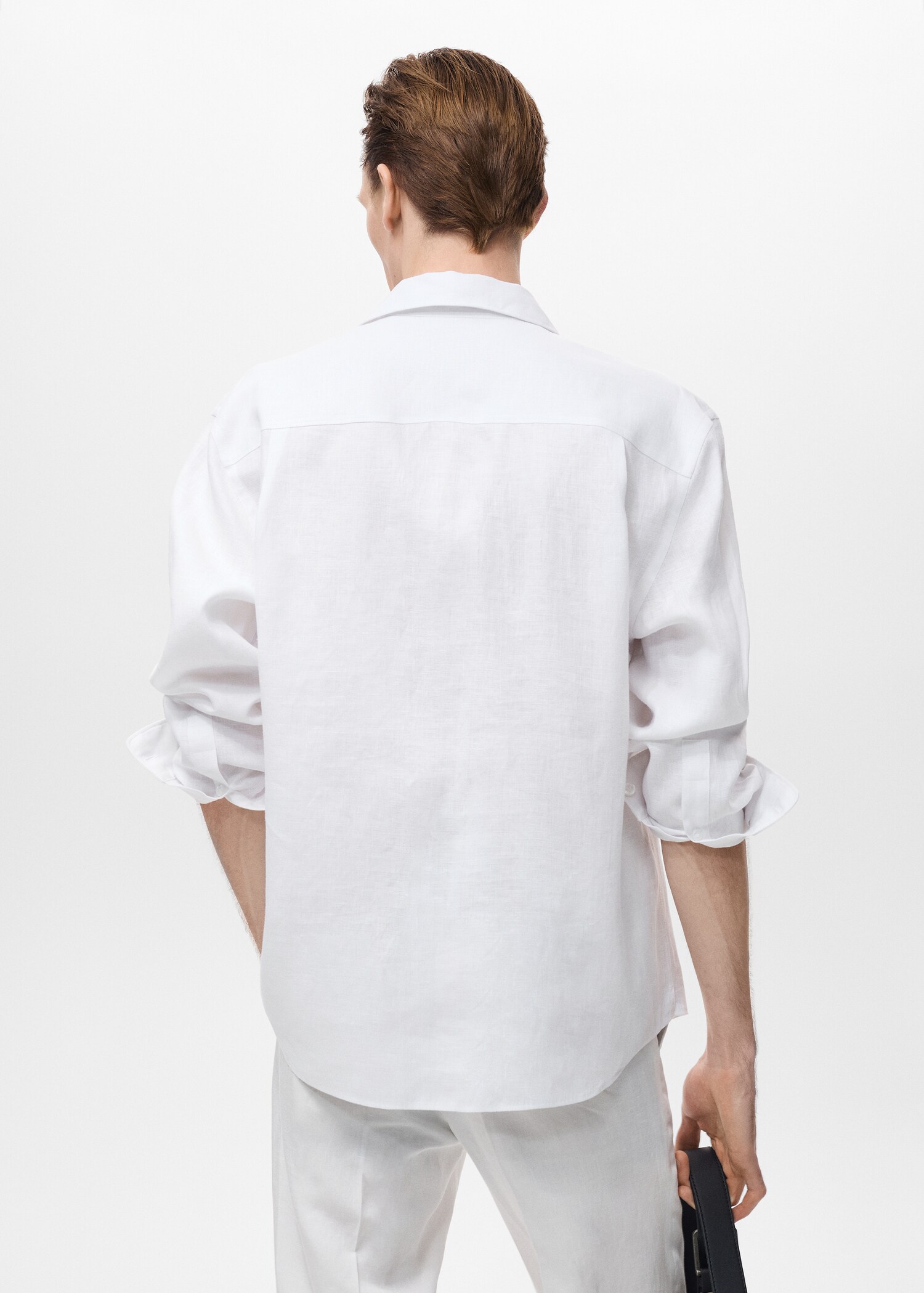 Chemise 100 % lin avec poche - Verso de l’article