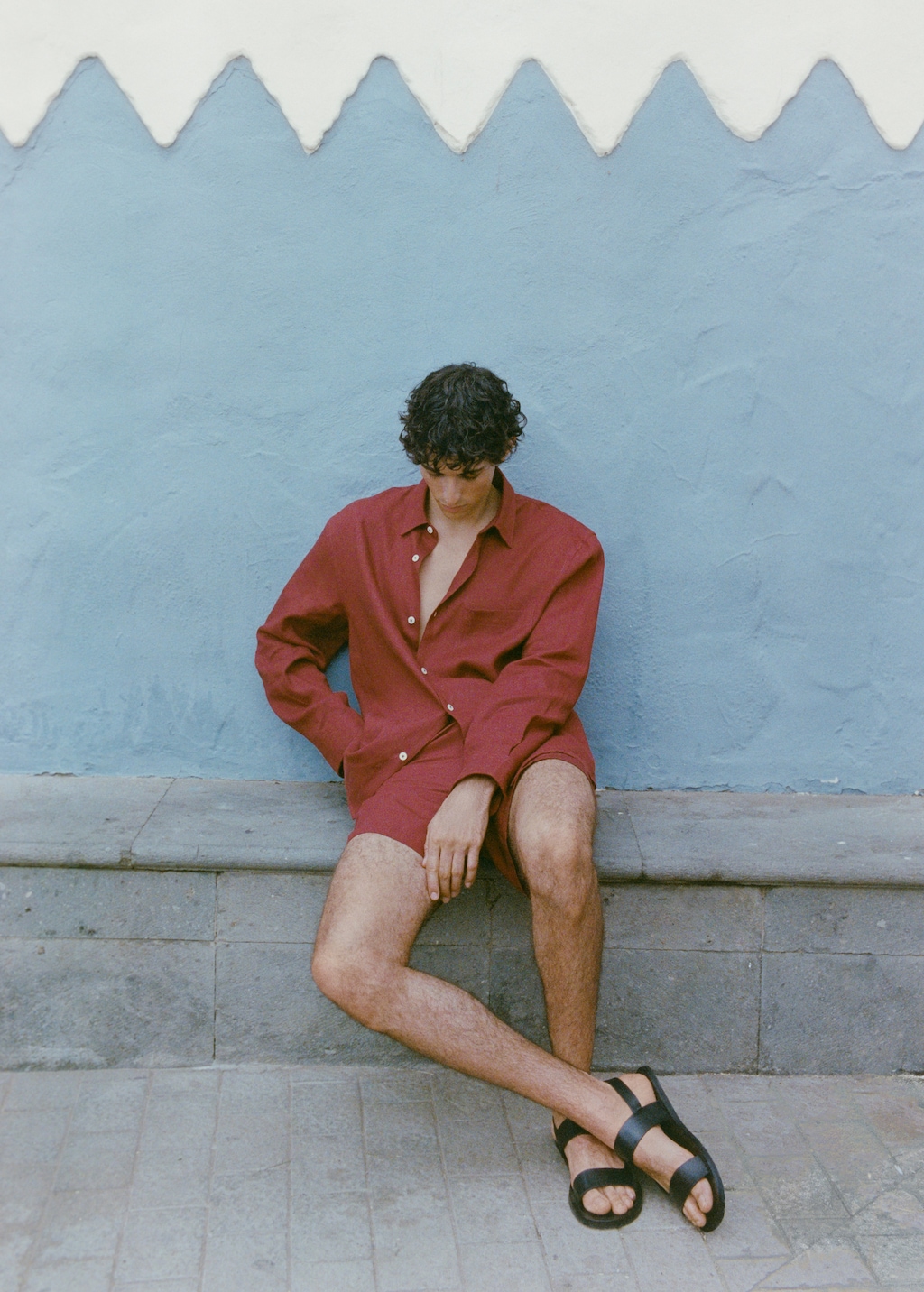 100% linen shirt with pocket