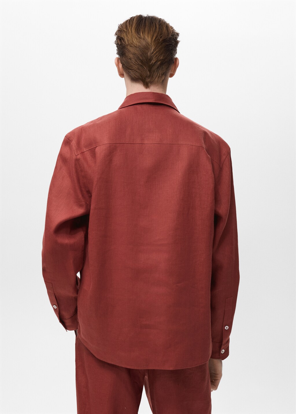 100% linen shirt with pocket