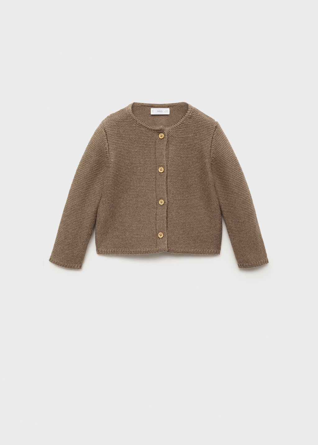 [COSYHARU公式]open five button golgi round knit COSYHARU公式] オープン5ボタンリブラウンドニット - メルカリ