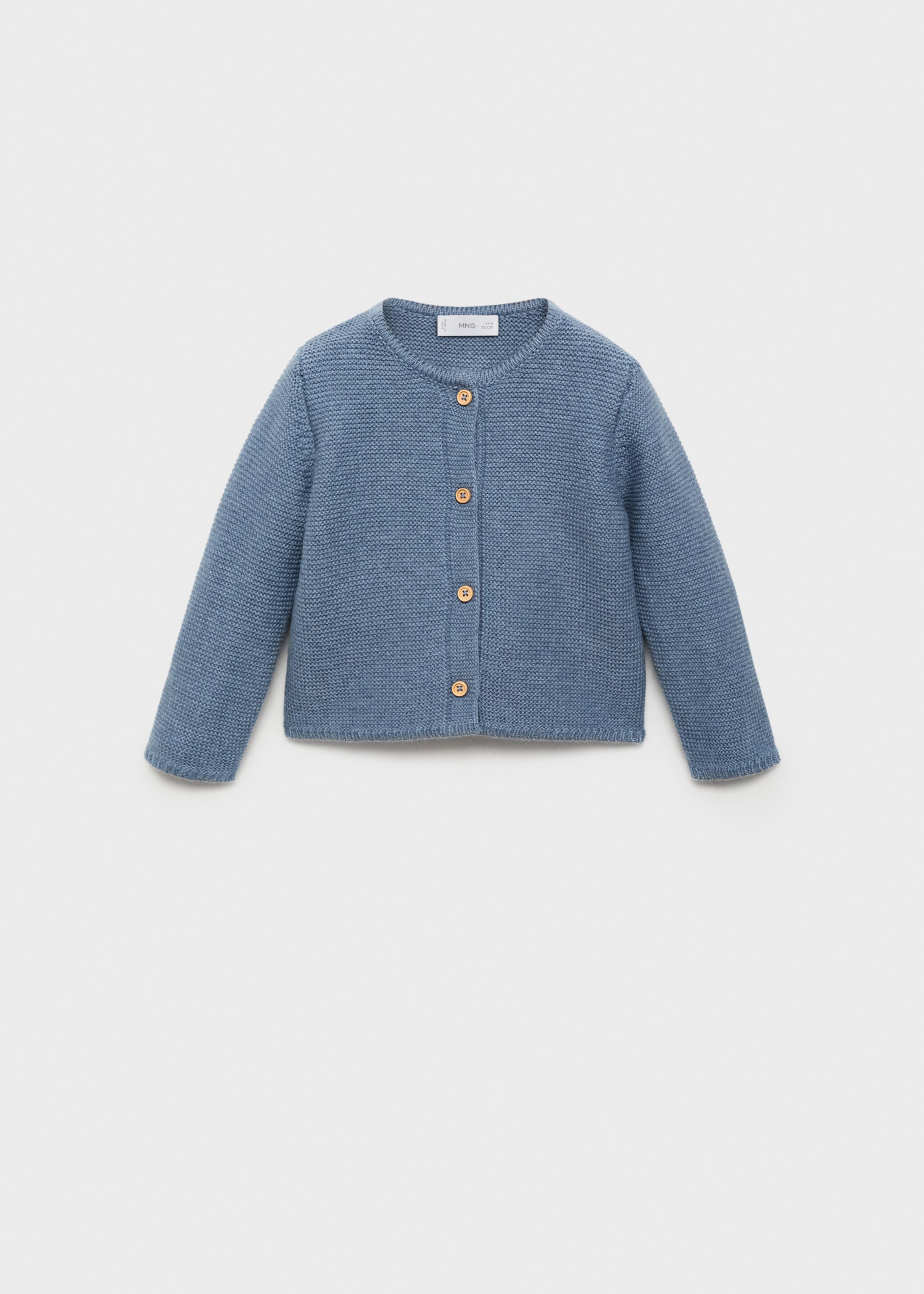 Knitted button cardigan - Article without model