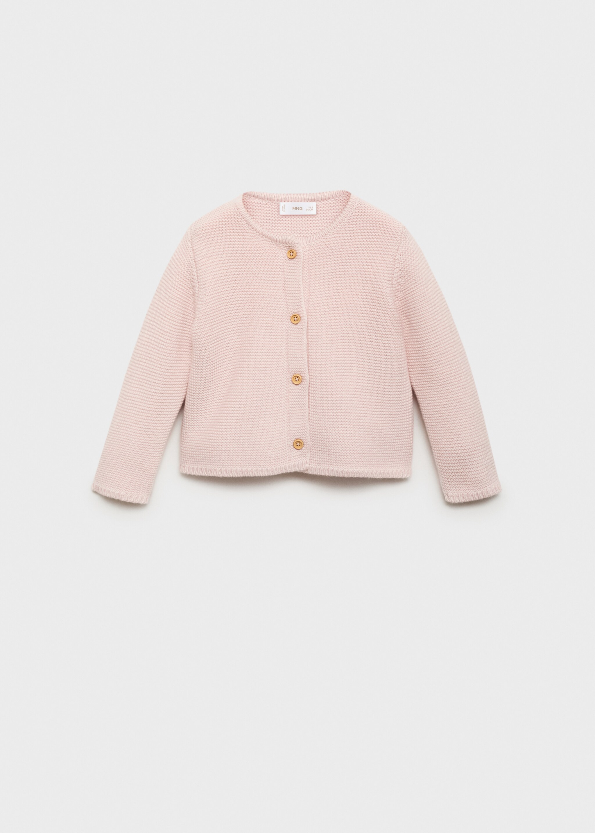 Knitted button cardigan - Article without model