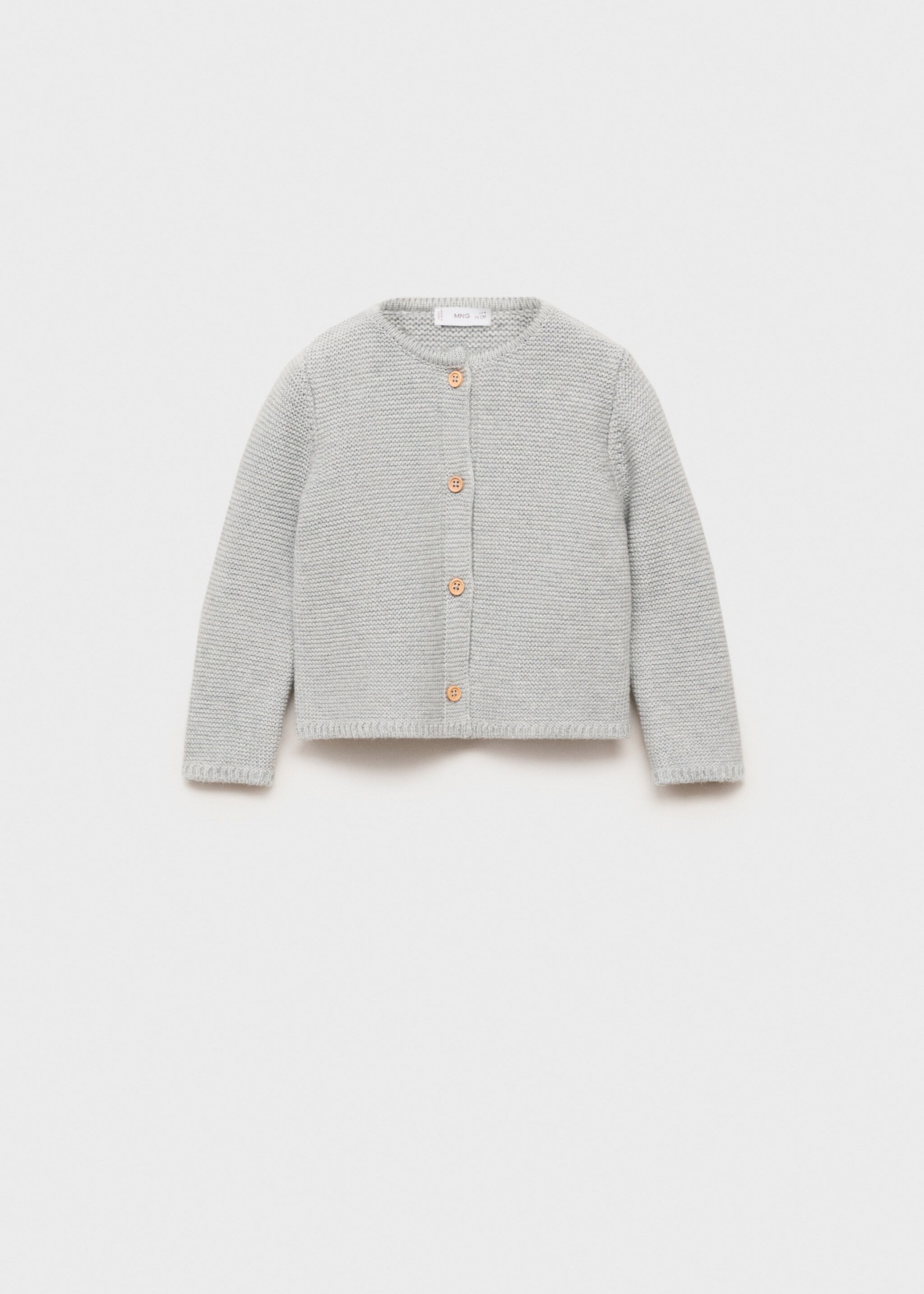 Knitted button cardigan - Article without model